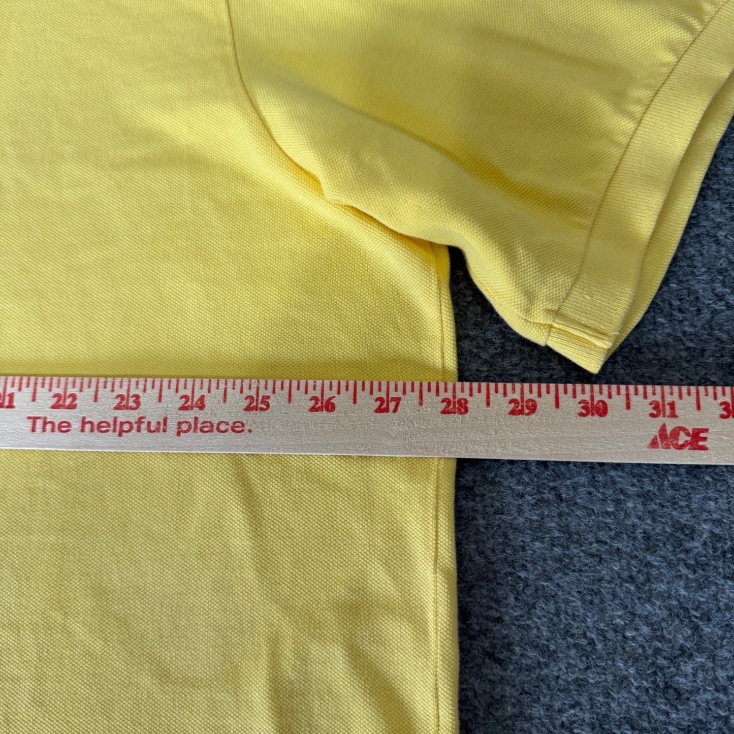 Polo Ralph Lauren Polo Shirt Men 2XB Yellow Short Sleeve Big Tall Casual Classic