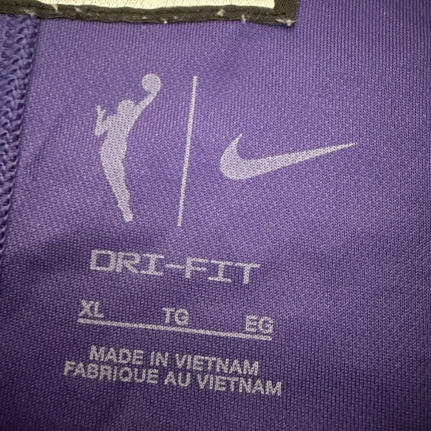 Nike Phoenix Mercury WNBA Dri-FIT Polo Shirt Mens XL Purple Basketball Casual