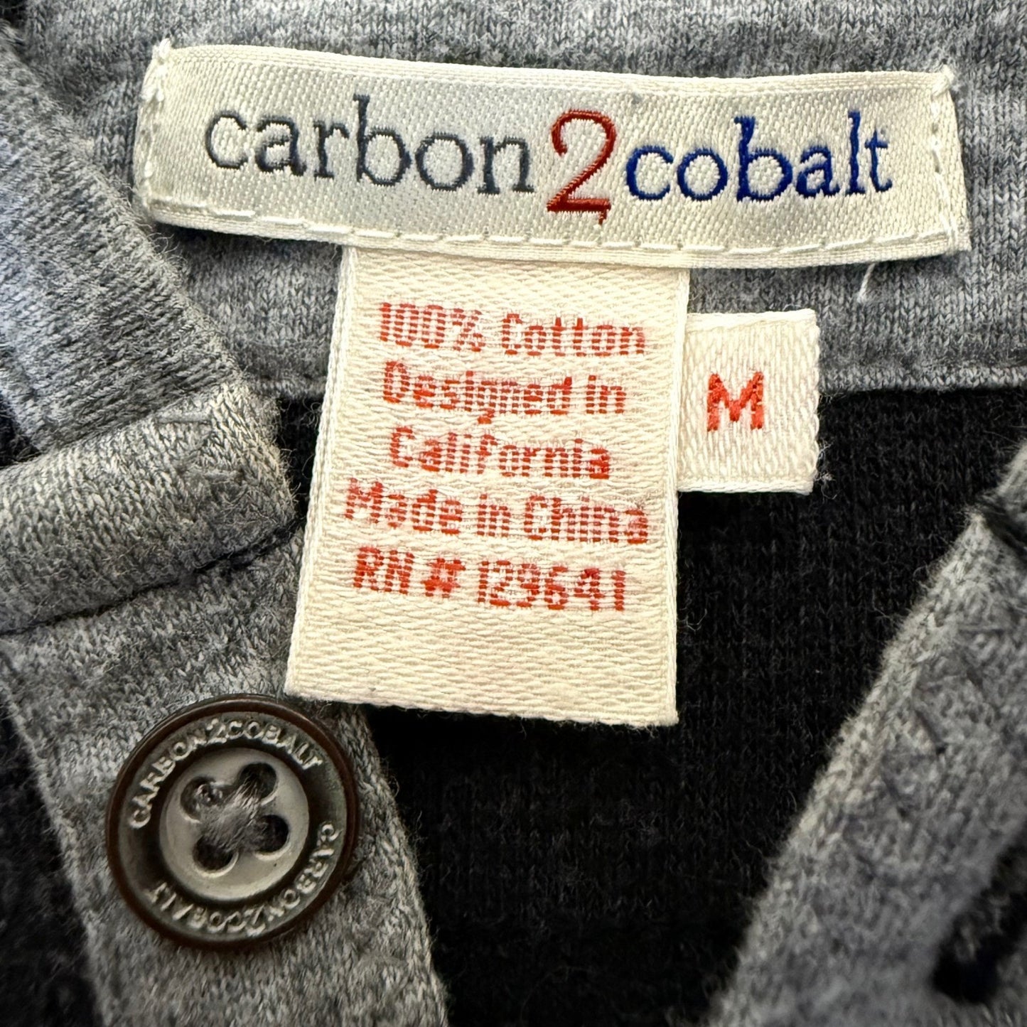 Carbon2Cobalt Hoodie Mens Gray Medium Pullover Thermal Casual Sweatshirt Comfy