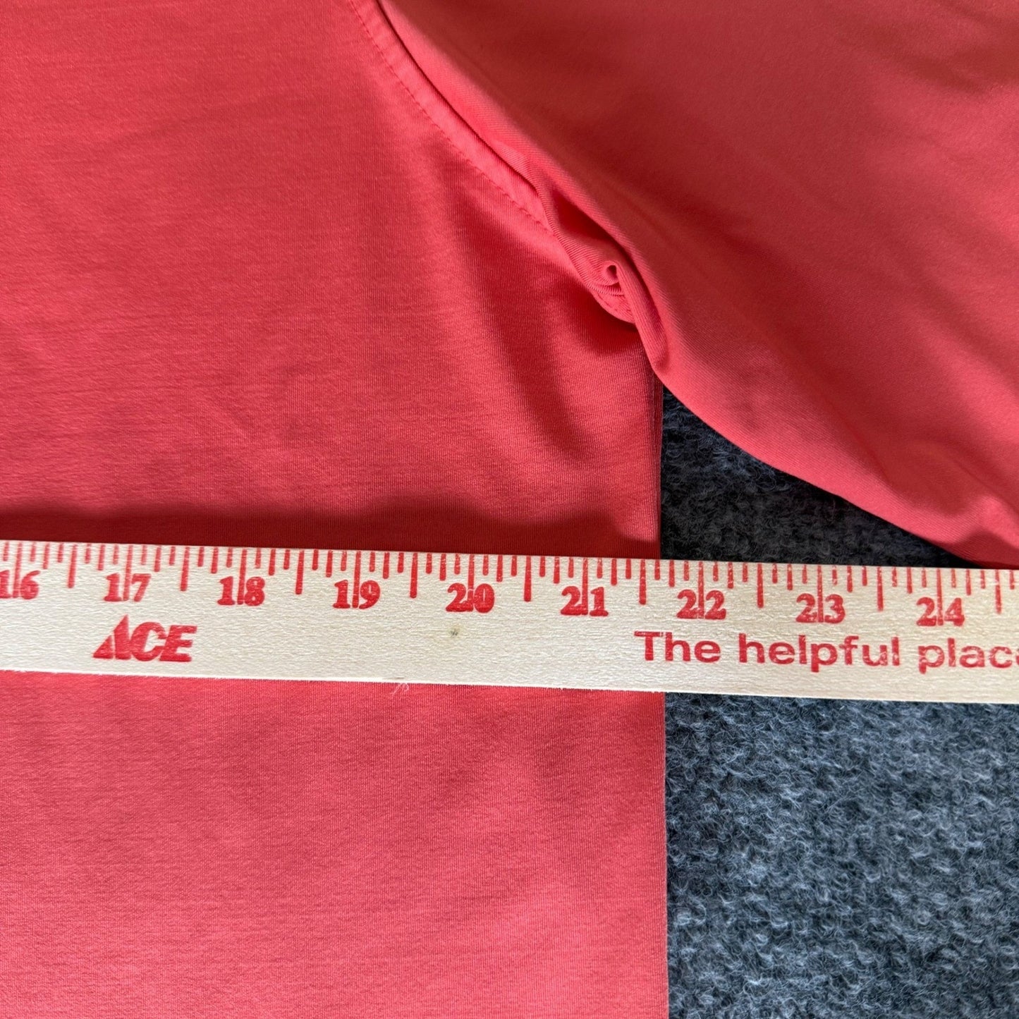 FootJoy FJ 1/4 Zip Pullover Mens Medium Coral Golf Sweater Lightweight Stretch