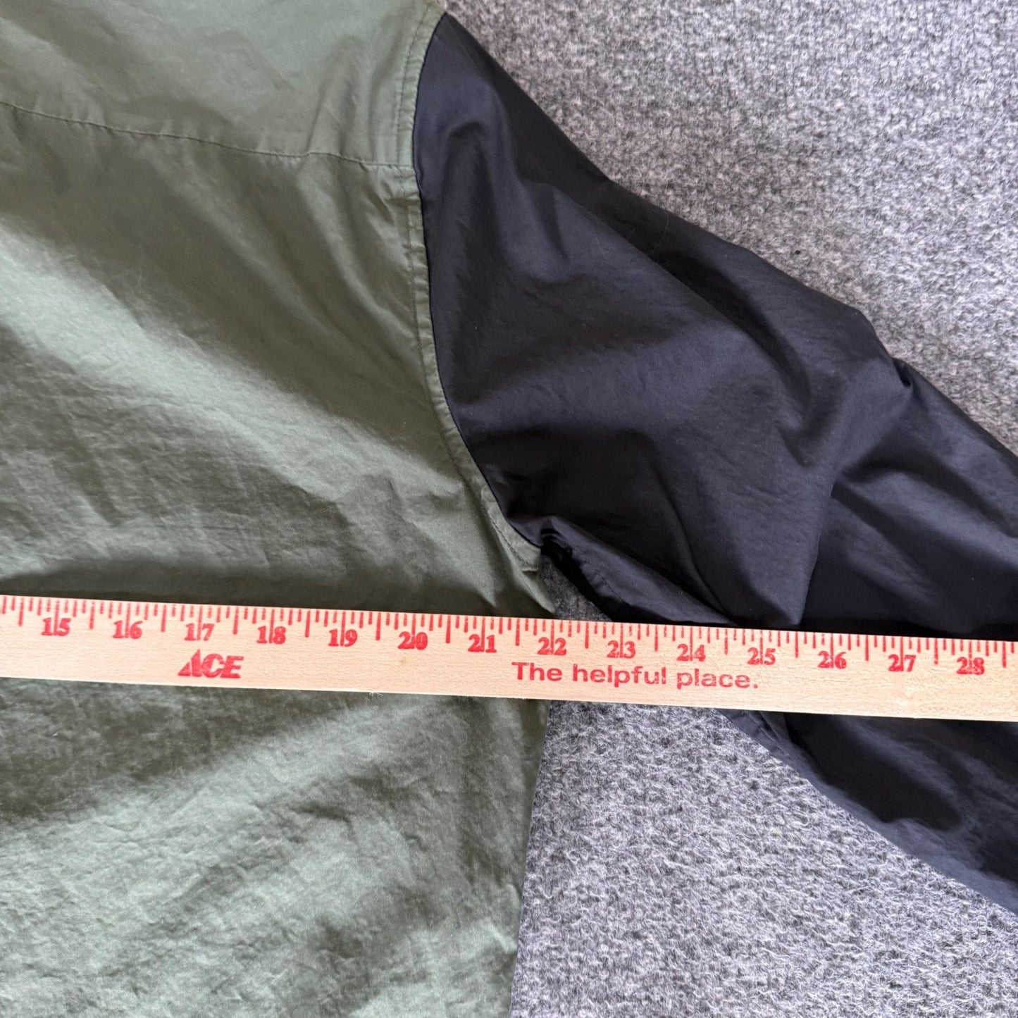 ATM Anthony Thomas Melillo Mens Colorblock Button Up Shirt Green Large Casual