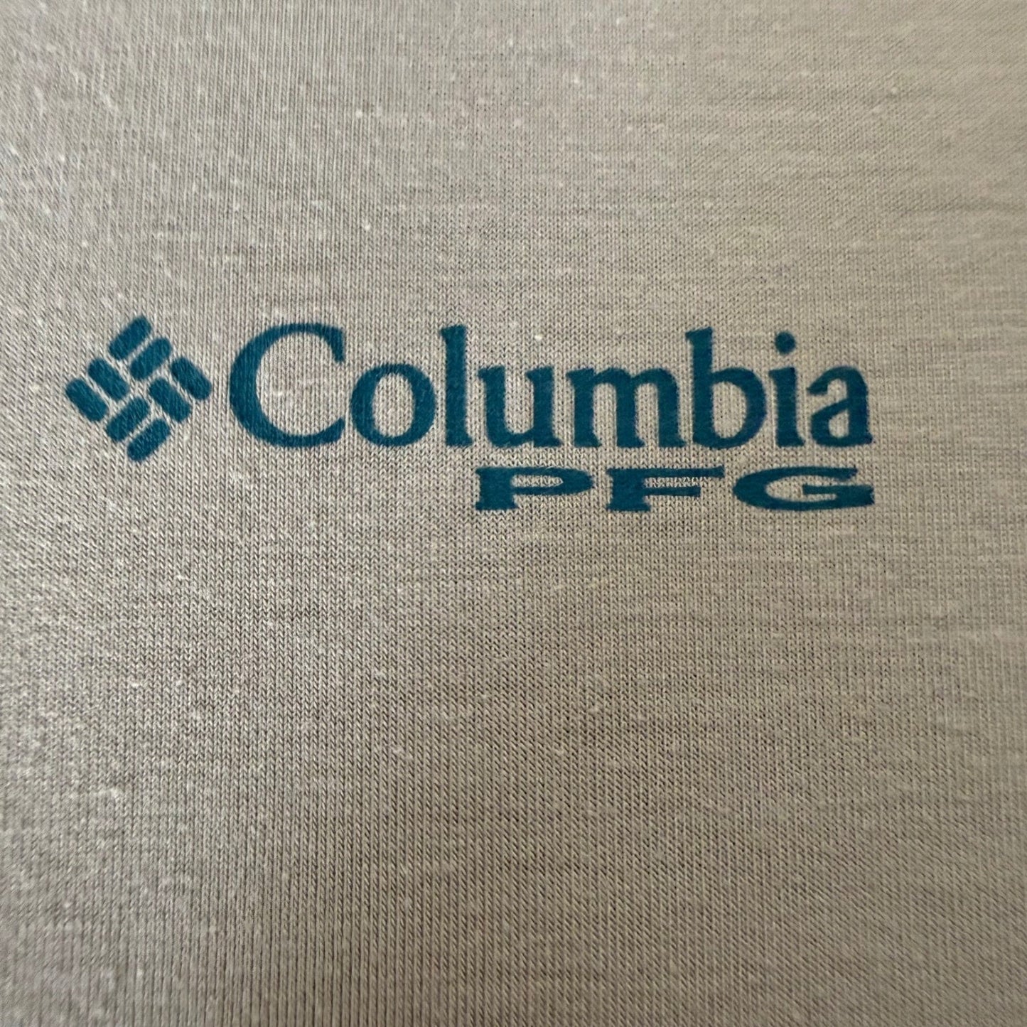 Columbia PFG T-Shirt Mens XL Omni Shade Fishing Flag Fish Graphic Short Sleeve