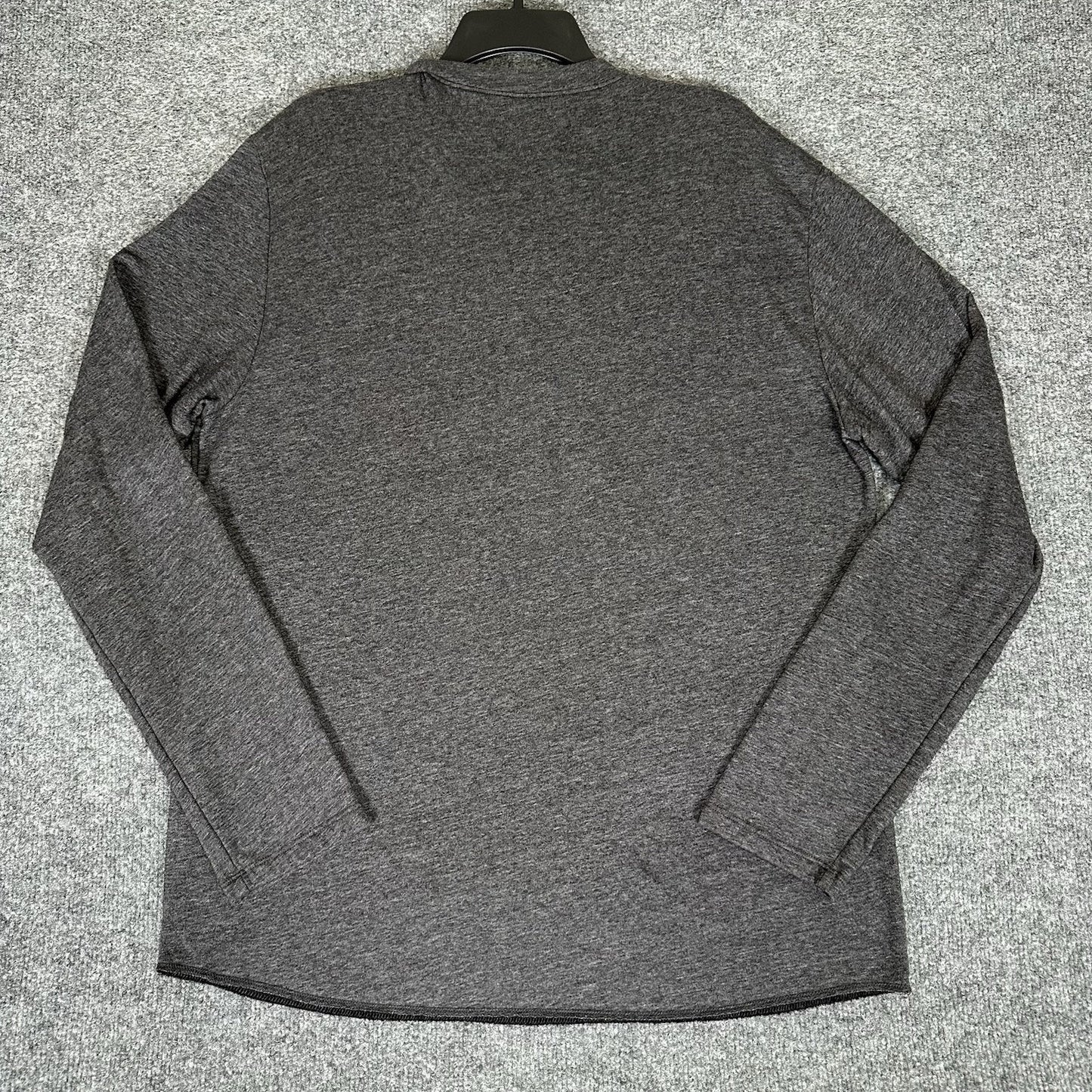 Marine Layer Henley Sweatshirt Mens XL Grey Long Sleeve Pullover Rayon Adult