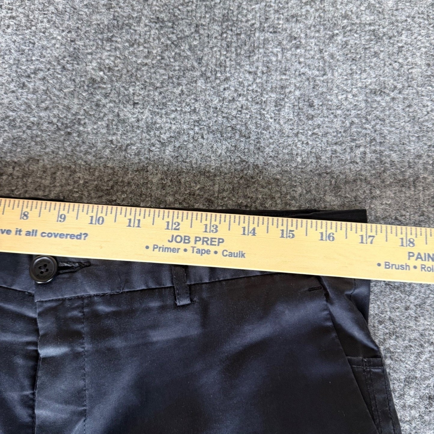 7 Diamonds Parker Pants Mens 33x32 (34x31) Black Stretch Casual Performance Golf