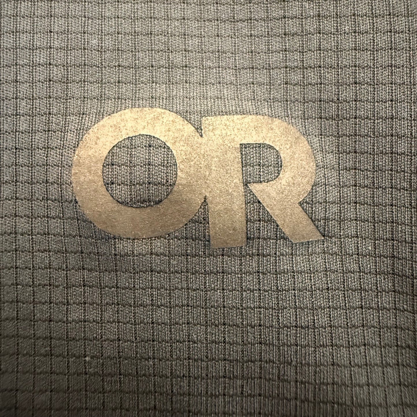 Outdoor Research Shirt Mens Small Gray Short Sleeve Hiking Performance Athletic