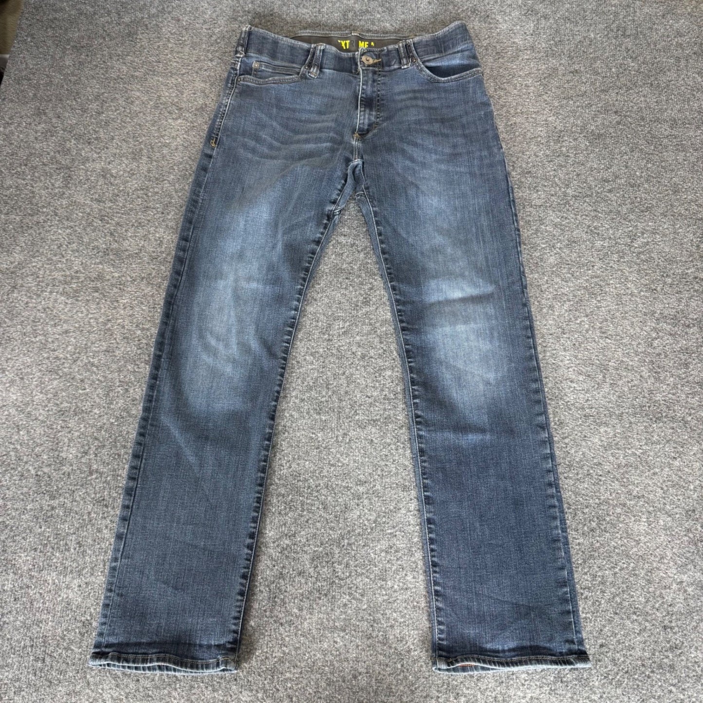 Lee Extreme Motion Slim Fit Straight Leg Mens Jeans Blue Stretch Denim 32x30