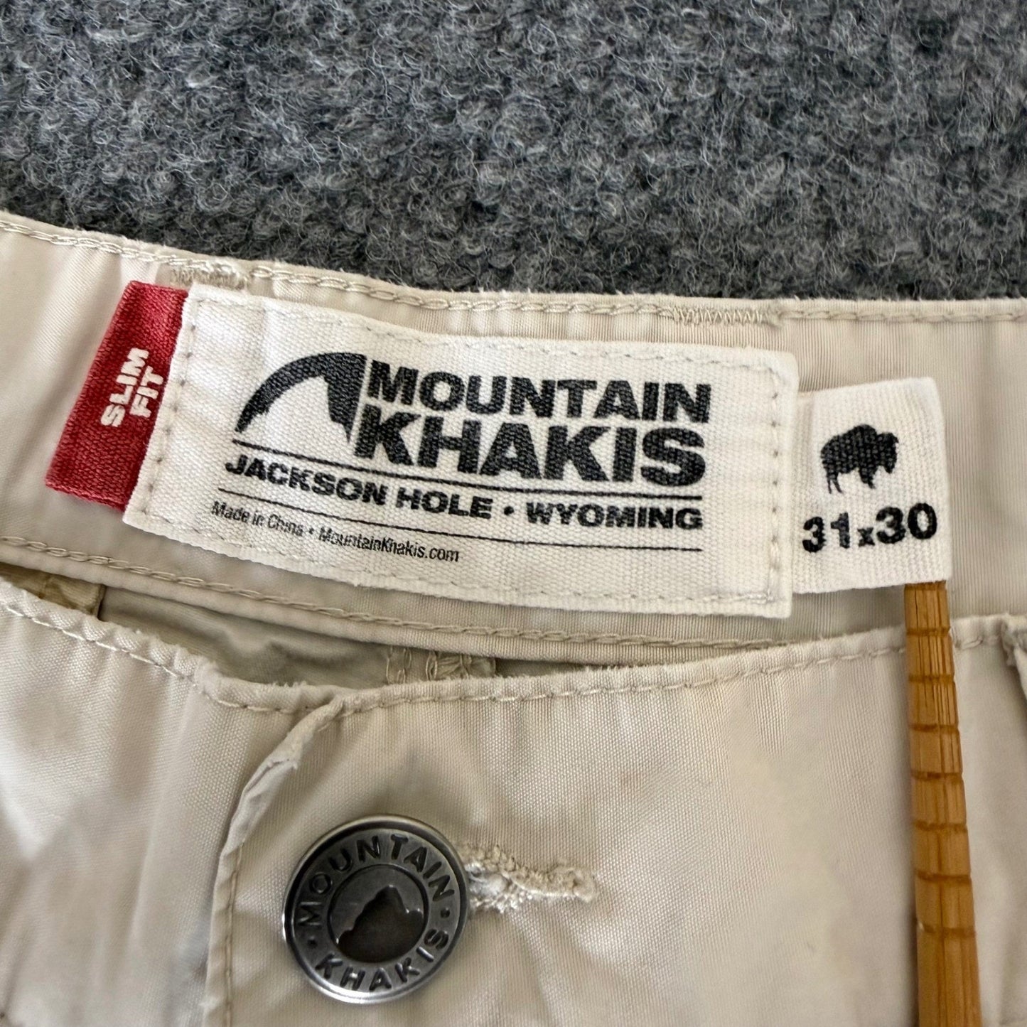 Mountain Khakis Slim Fit Pants Mens 31x30 (30x29) Outdoor Chino Durable Casual