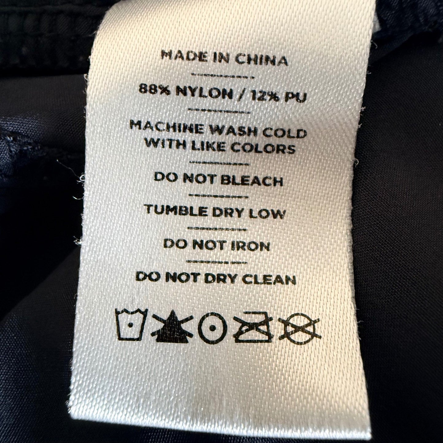 Rhone Torrent Windbreaker Pant Mens 34x31 Black Lightweight Athletic Performance