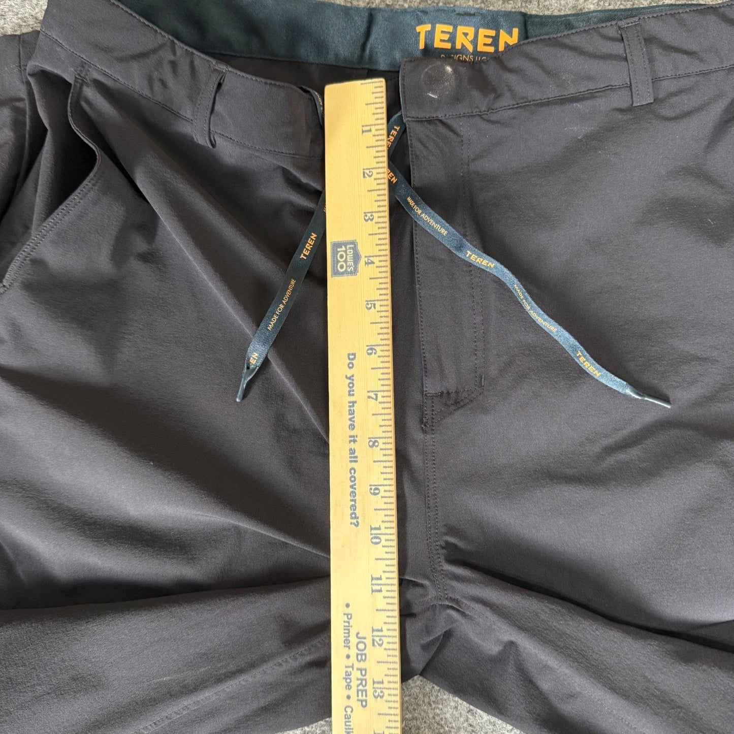 Teren Designs Daily Driver Pants Mens 38x31 Black Stretch Outdoor Performance