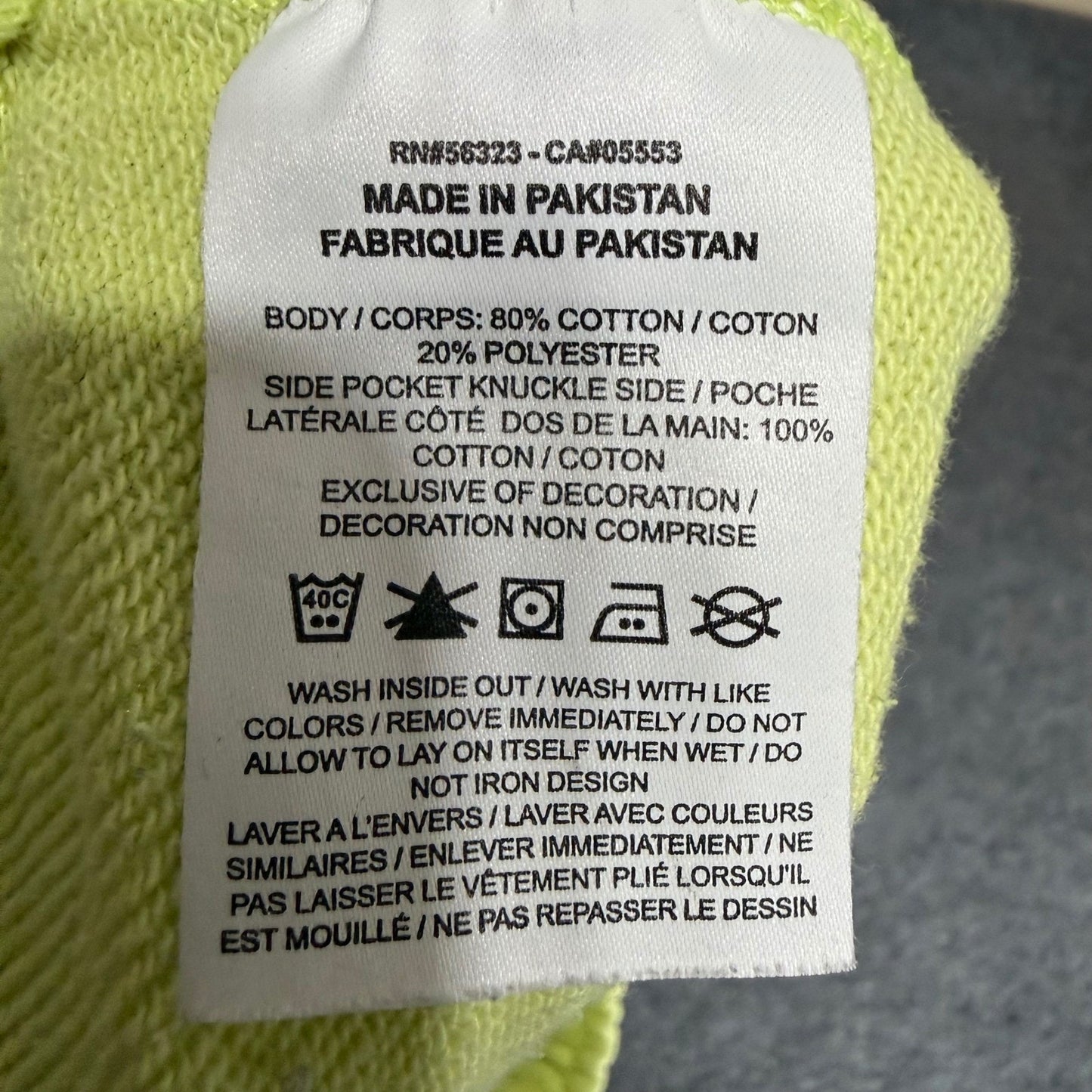 Nike Sportswear Essentials French Terry Shorts Mens Medium Lime Green Athletic
