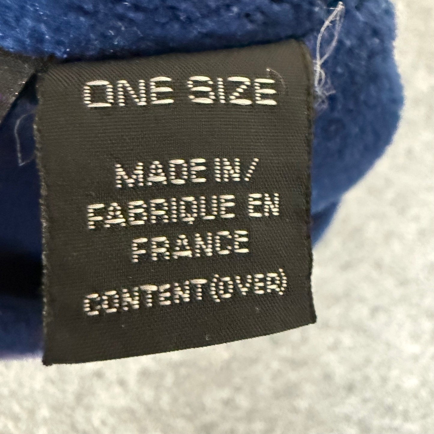 Patagonia '92 Wool Blend Capilene Lined Beanie Hat Blue VTG Outdoor Winter