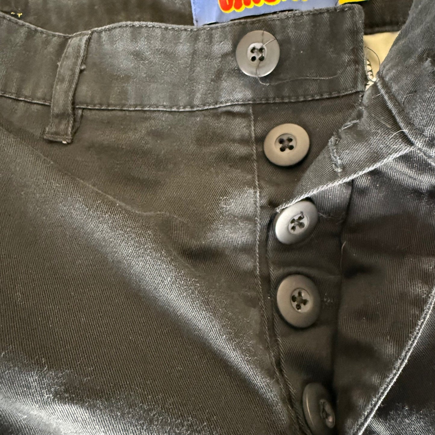 Empyre Relax Cargo Pants Mens Size 30 (Fits 33x27) Black Utility Streetwear