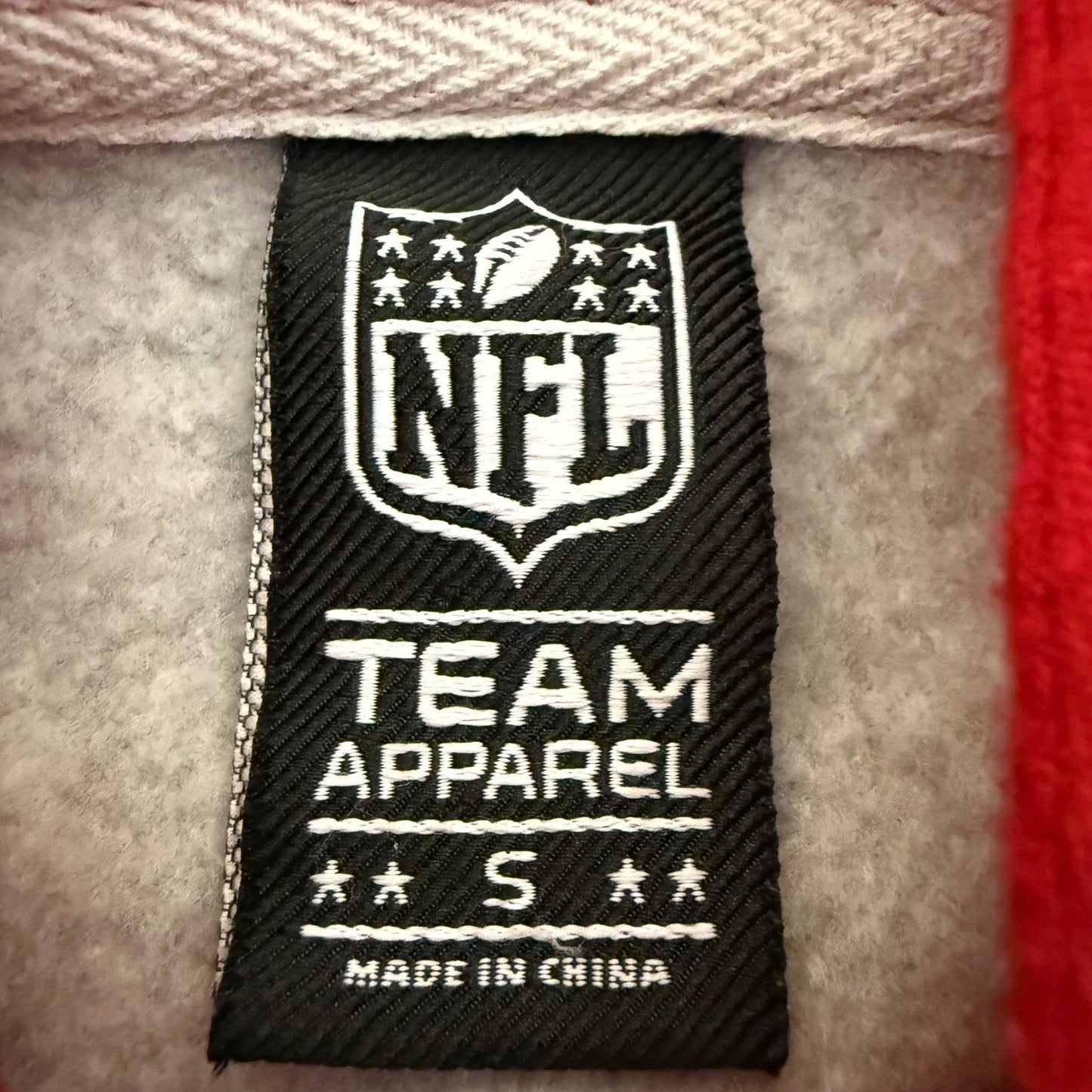 San Francisco 49ers Hoodie Mens Small Pullover Red Gray NFL Football Jacket