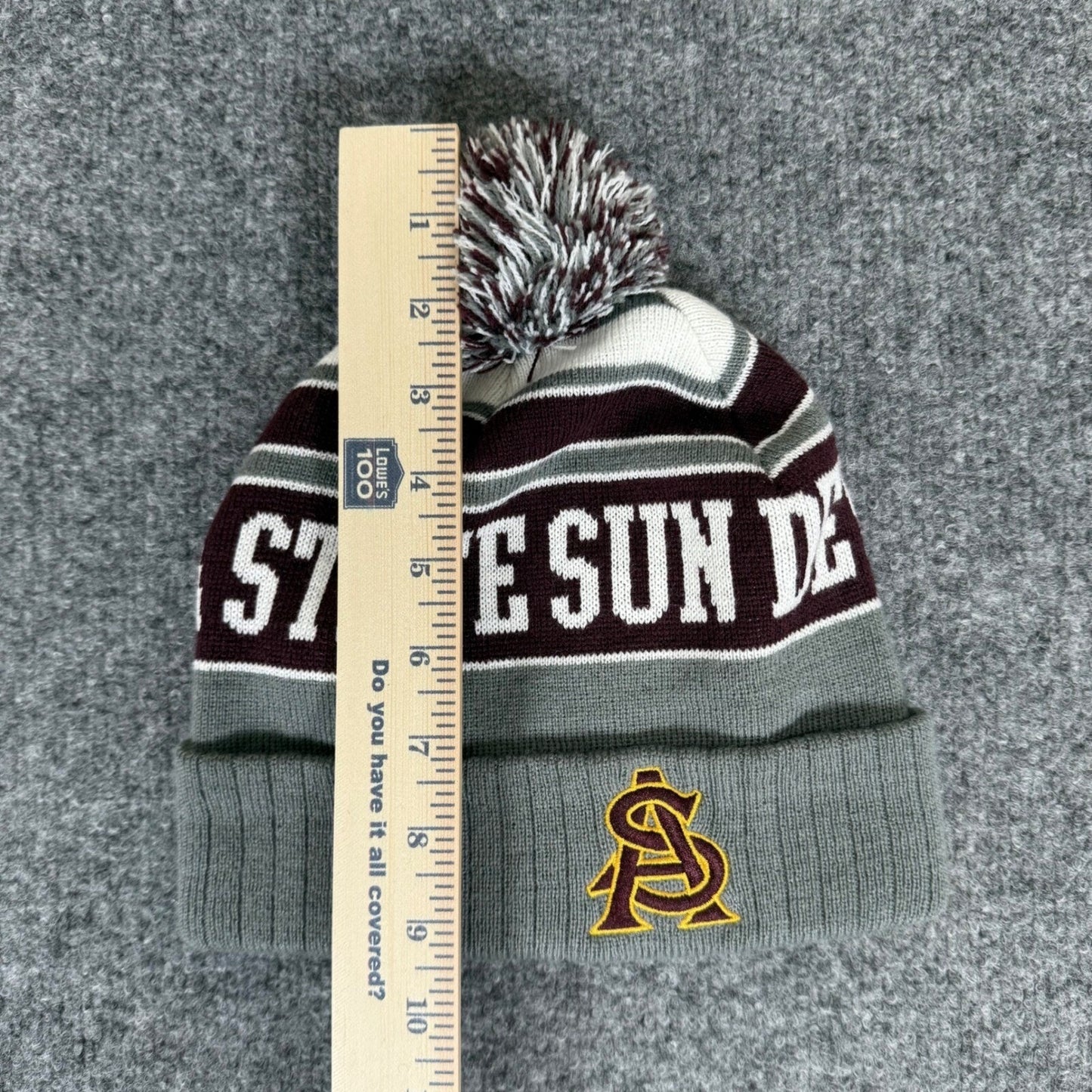 Arizona State Sun Devils Beanie Pom Knit Hat OSFA College Football
