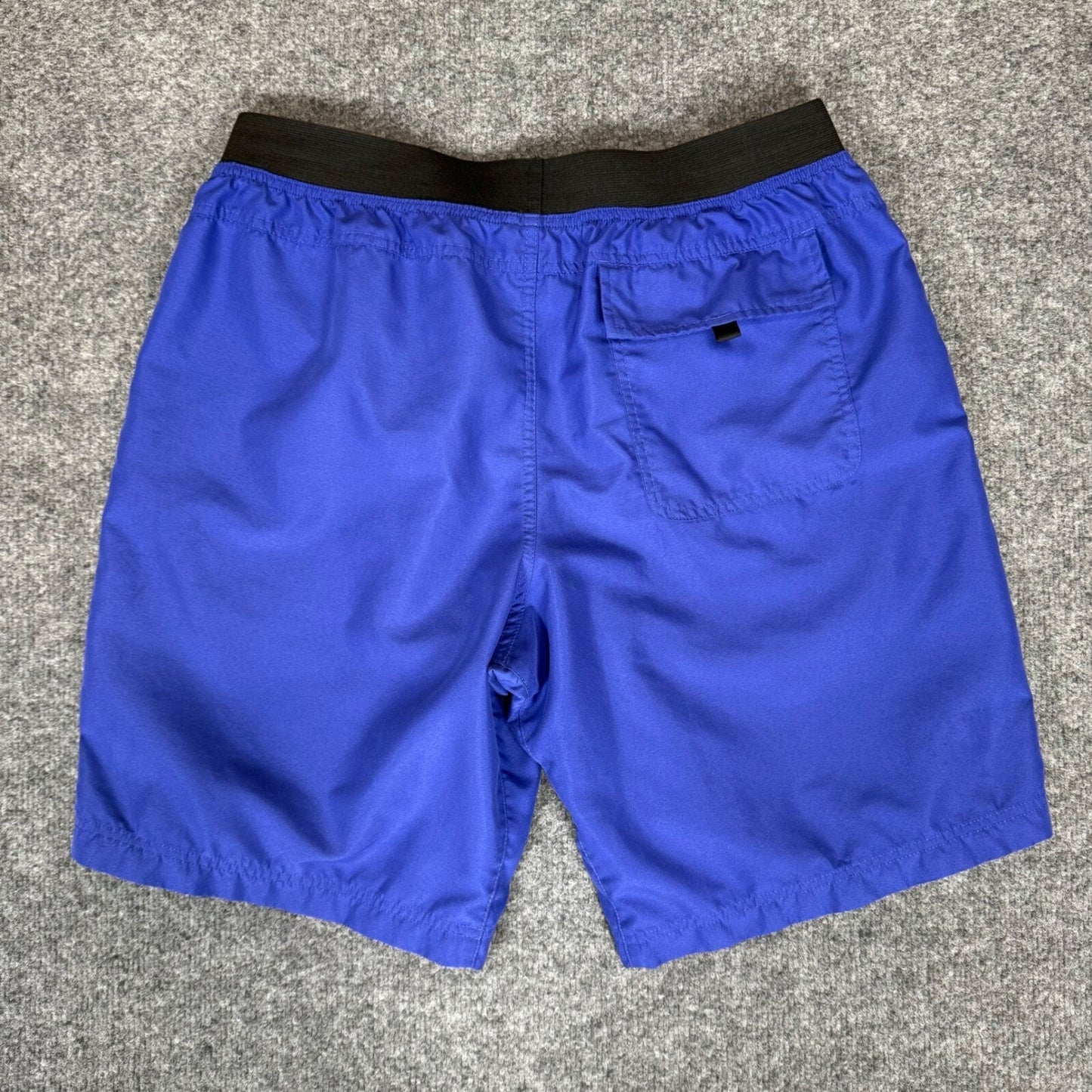 prAna Mojo Shorts Mens Large 32x9 Blue Athletic Swim Quick Dry UPF 50+ Linerless