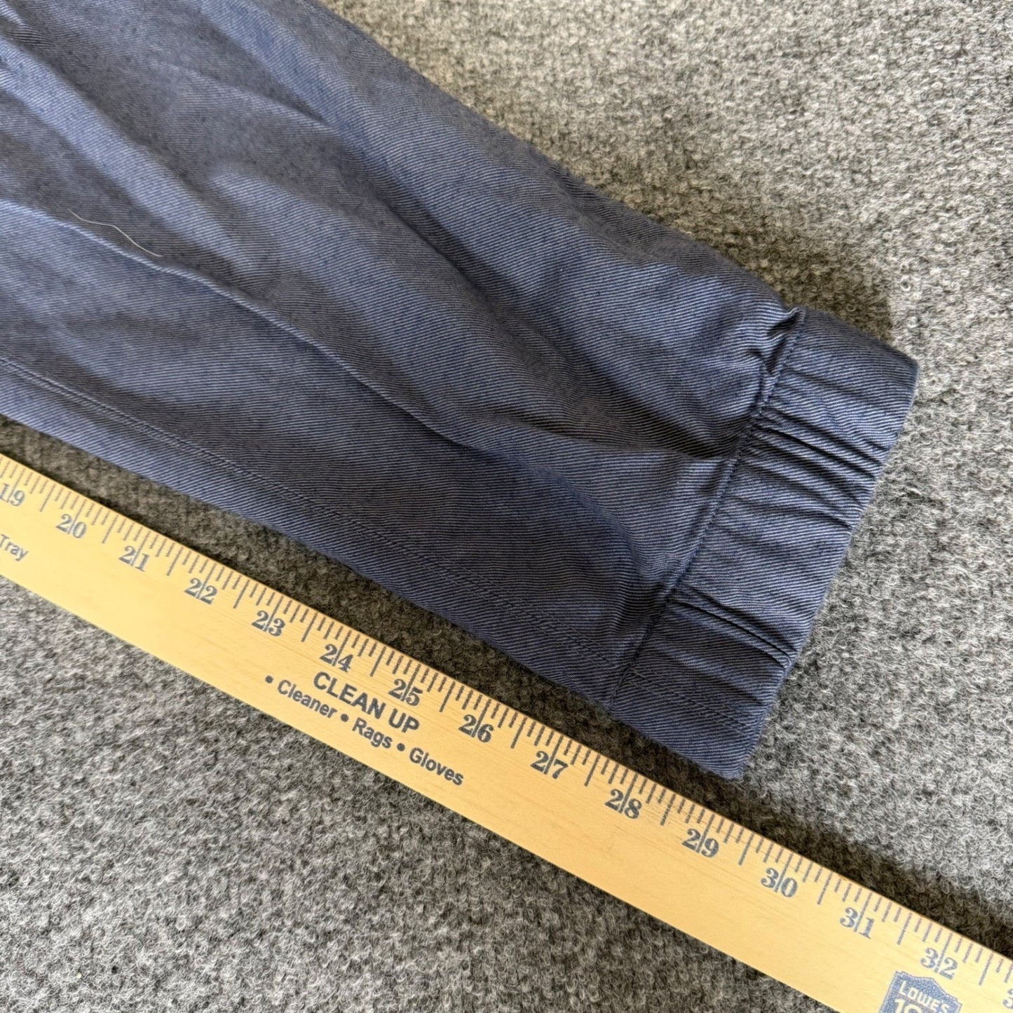 Mack Weldon Jogger Pants Mens Large 32x29 Blue Athletic Casual Lounge Drawstring