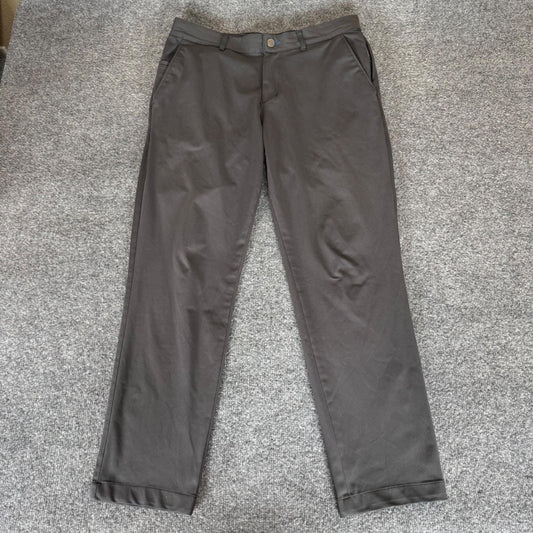 Twillory Performance Pants Mens 32x30 (33x28) Gray Tailored Fit Stretch Golf