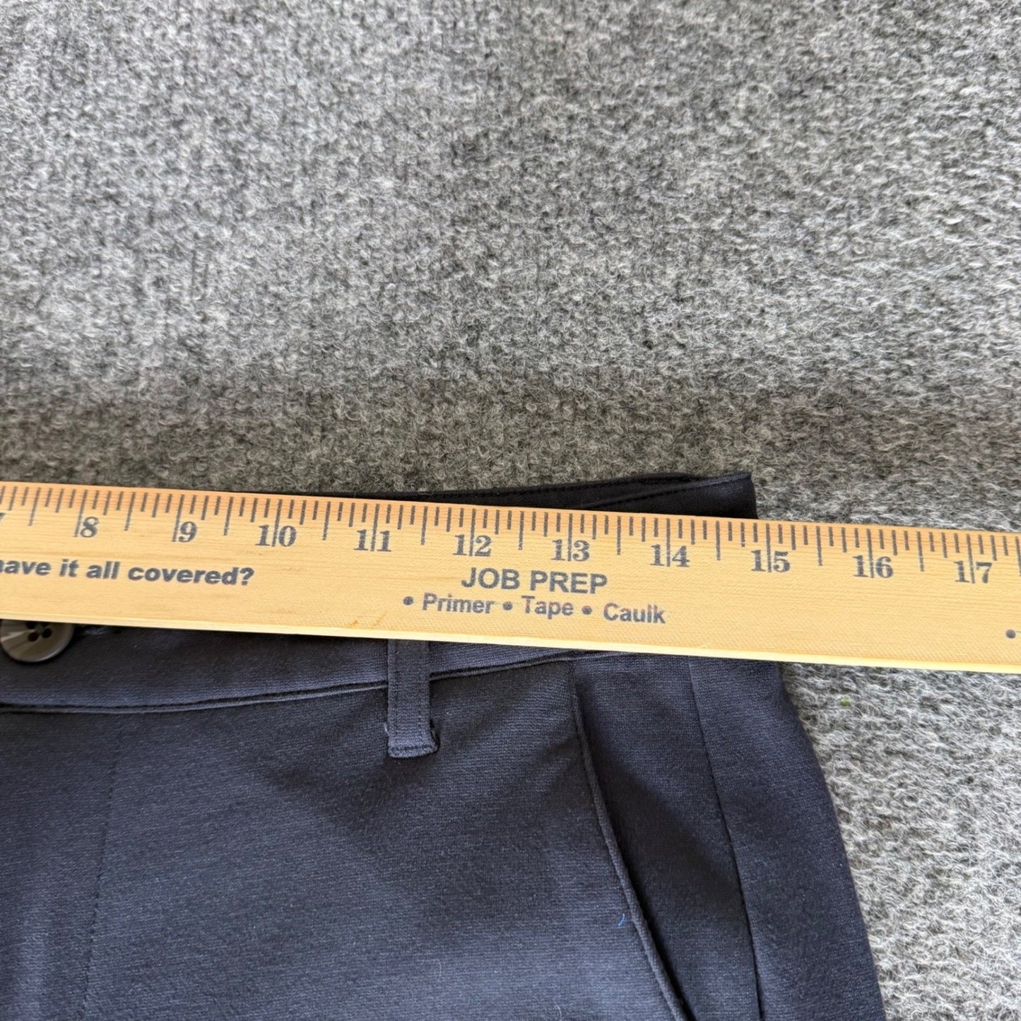 Paige Mens 30x30 Blue Rayon Blend Stretch Flat Front Chino Pants Casual Comfort