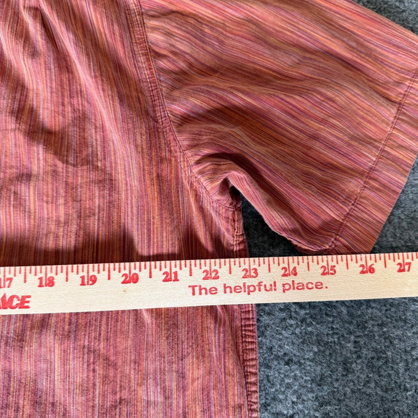 Silvertab Levi's Striped Button Up Short Sleeve Casual Shirt Mens Medium