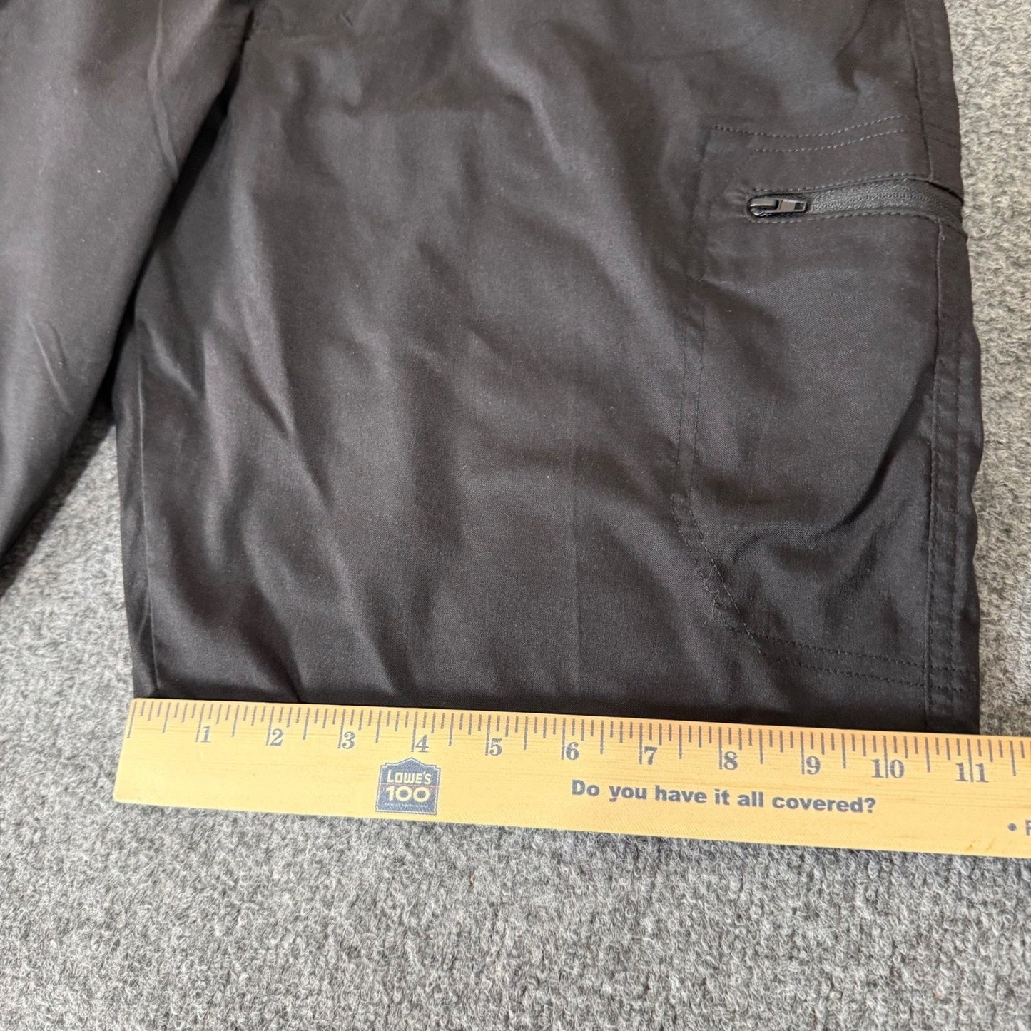 Wrangler Authentics Cargo Shorts Mens 36 Black Utility Casual Outdoor Everyday