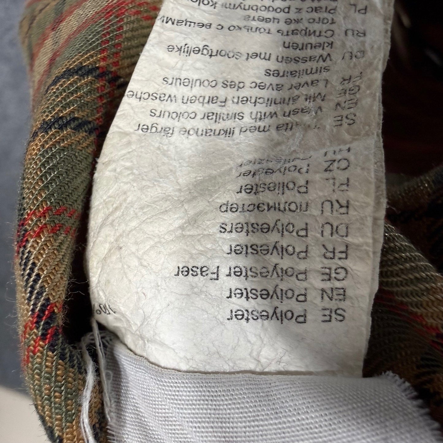 Fjallraven Stig Flannel Shirt Mens Medium Slim Fit Plaid Button Up Long Sleeve