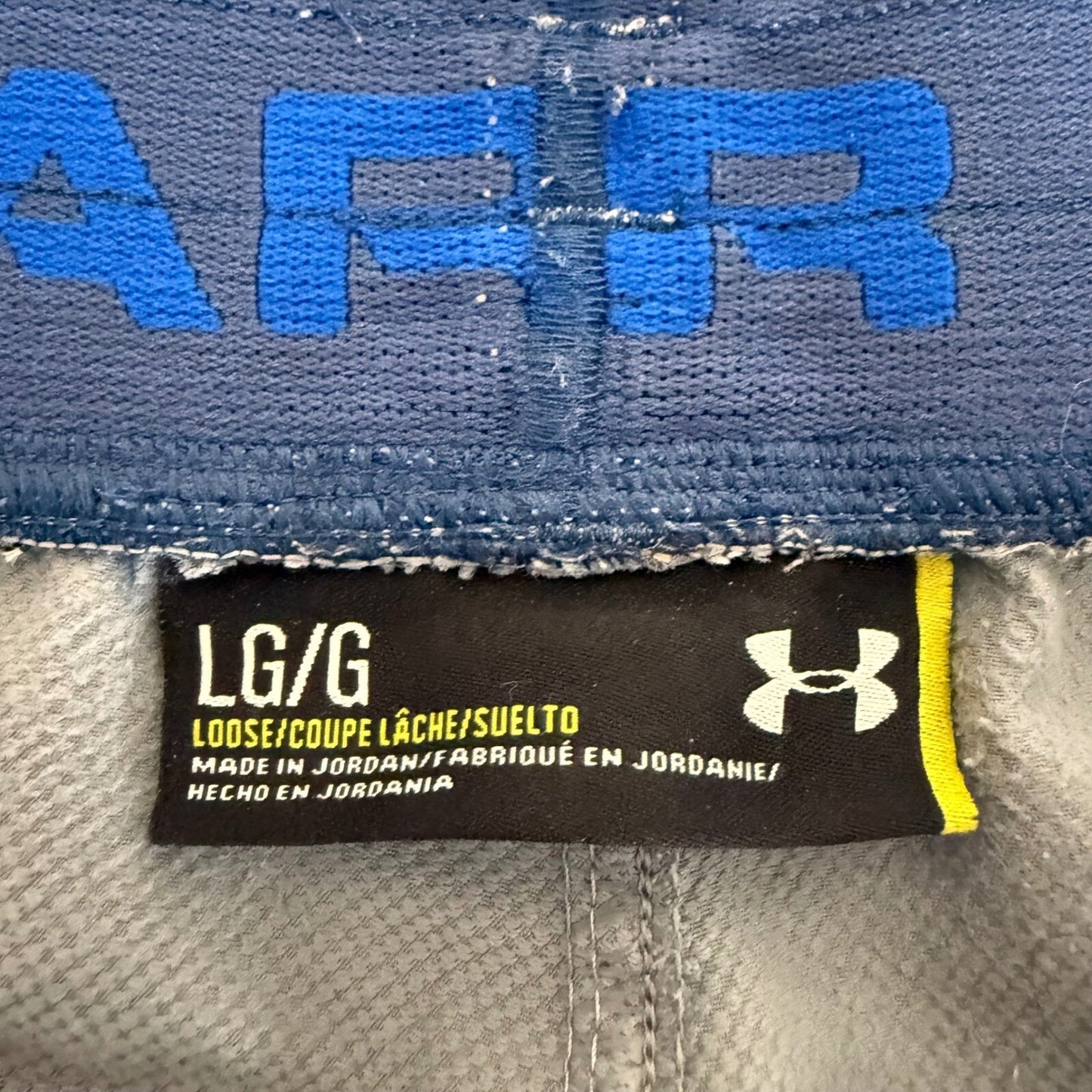 Under Armour Athletic Shorts Lounge Fleece Gym Activewear Gray Mens Large 32x9