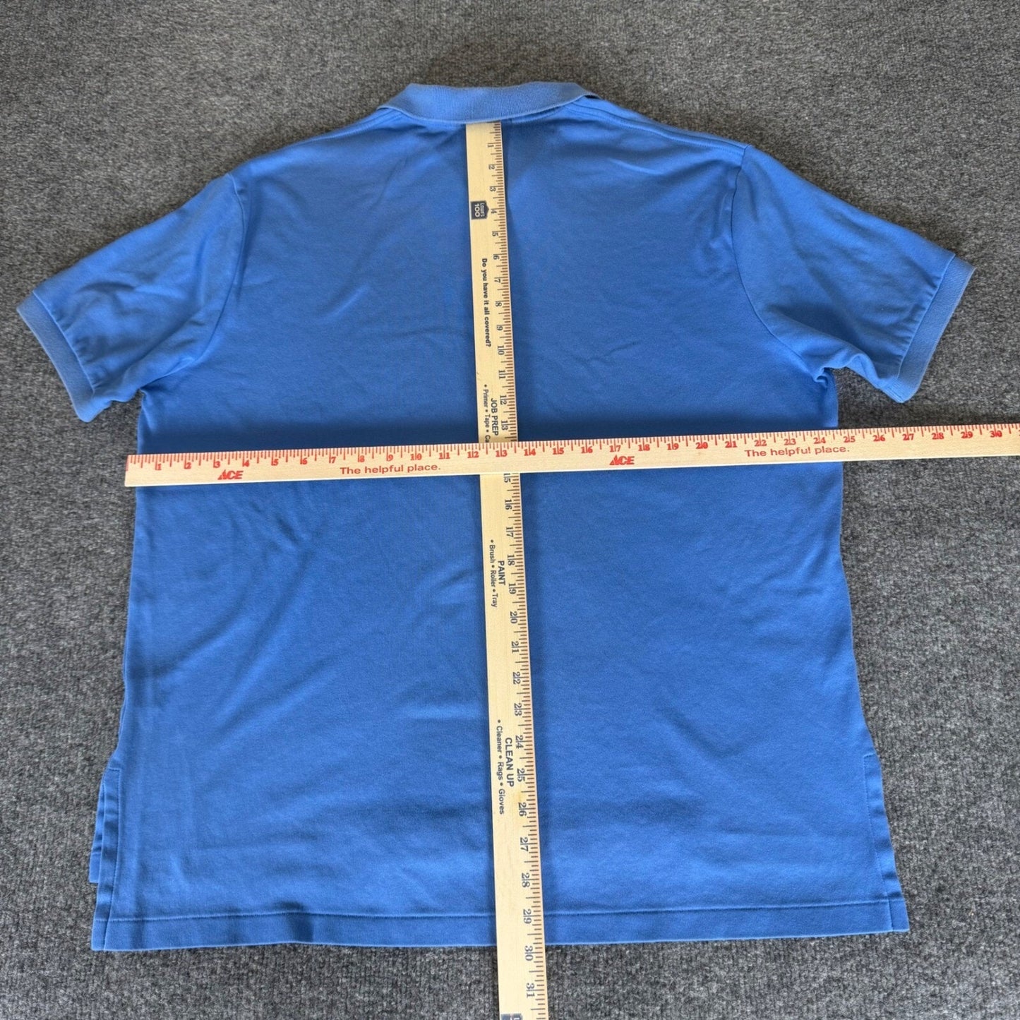 Polo Ralph Lauren Shirt XL Blue Classic Fit Short Sleeve Cotton Casual Mens Top