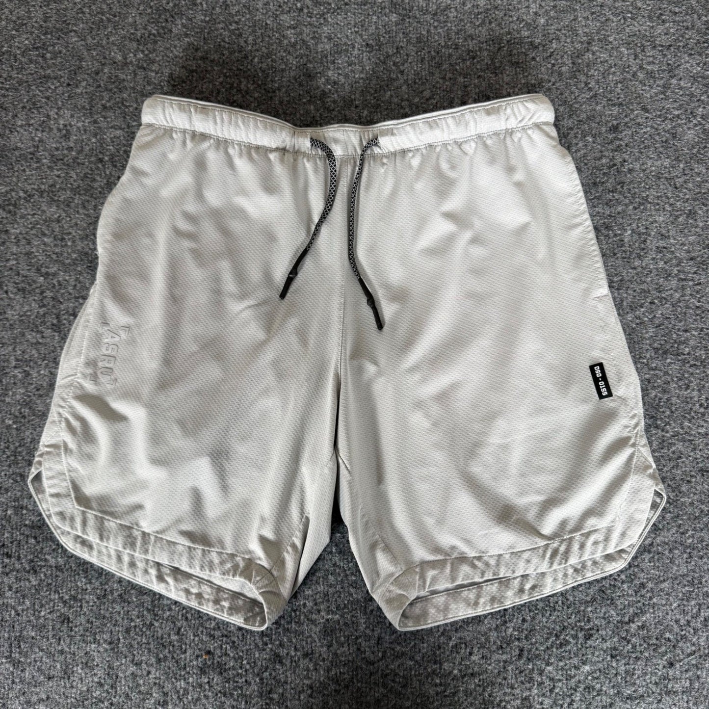 ASRV Aesthetic Revolution Mens Shorts Gray Medium Athletic Training Gym Workout