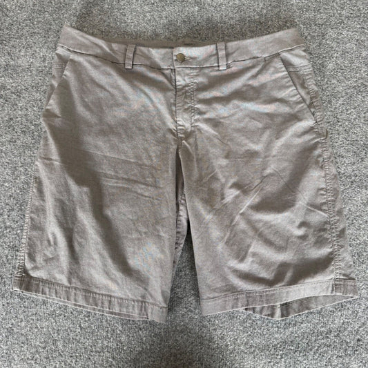 Lululemon Commission Short Men 38 Gray Casual Athletic Chino Stretch Golf Travel