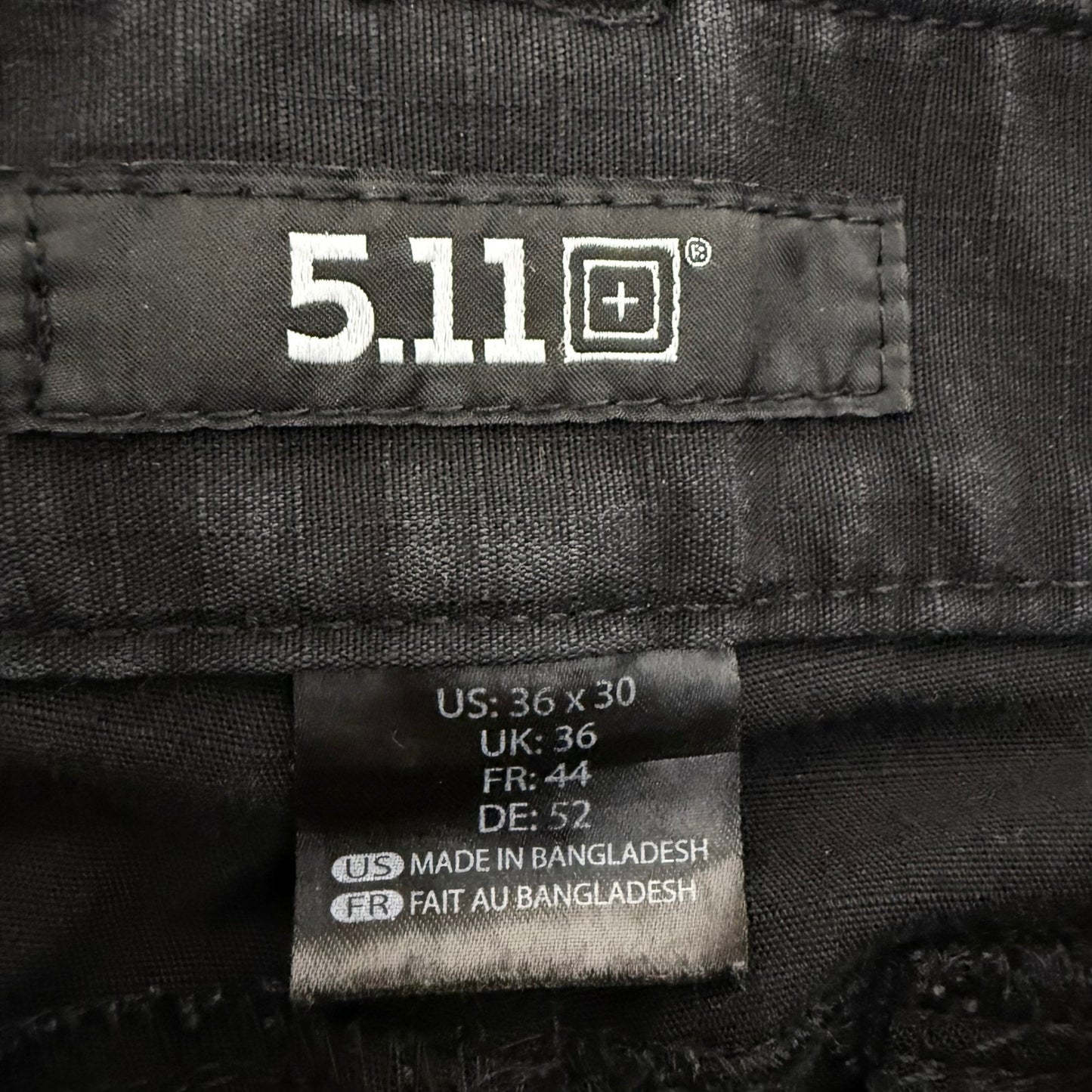 5.11 Tactical Stryke Pants Mens Black Cargo 36x30 Ripstop Work Utility Durable