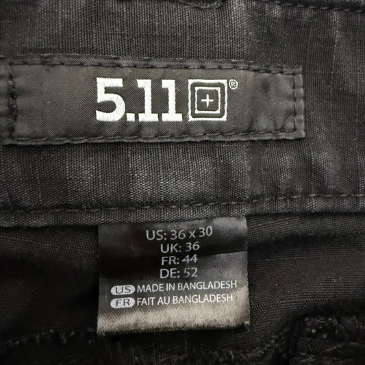 5.11 Tactical Stryke Pants Mens Black Cargo 36x30 Ripstop Work Utility Durable