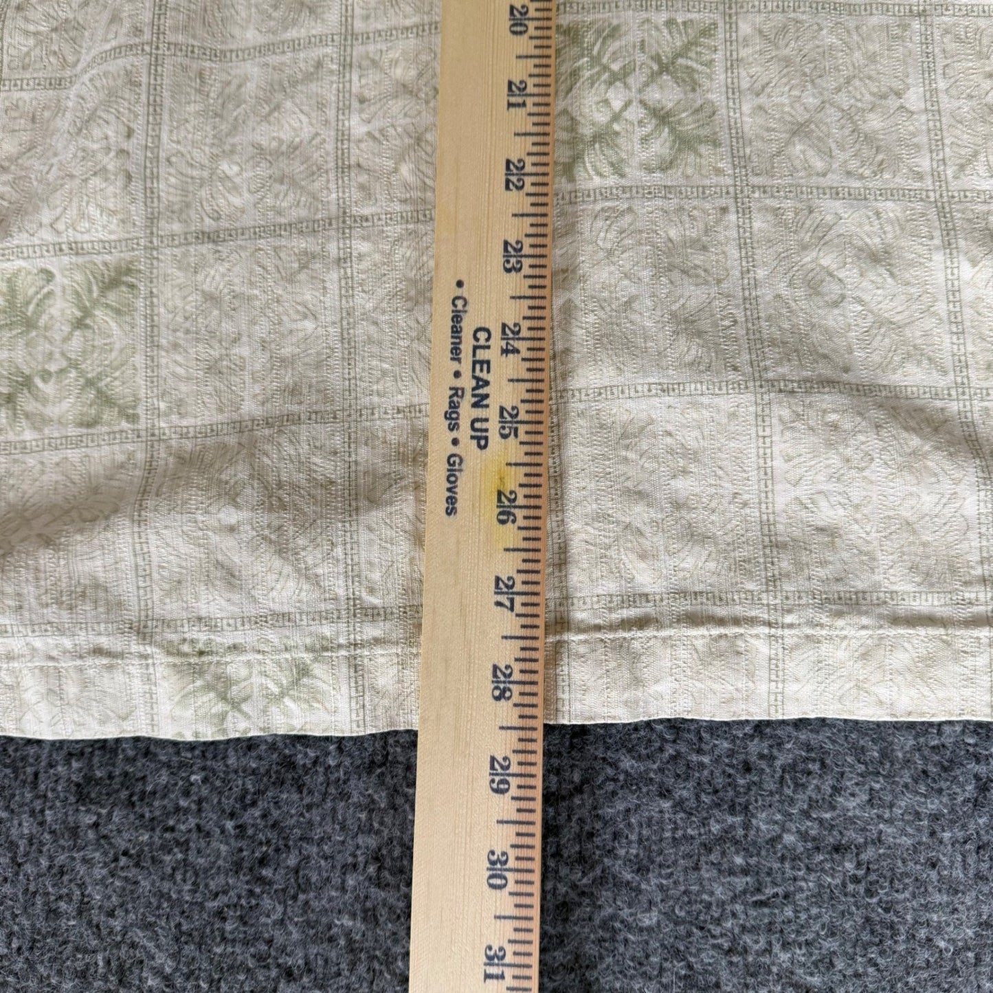 Tommy Bahama Mens Silk Camp Shirt Large Beige Green Geometric Short Sleeve Aloha