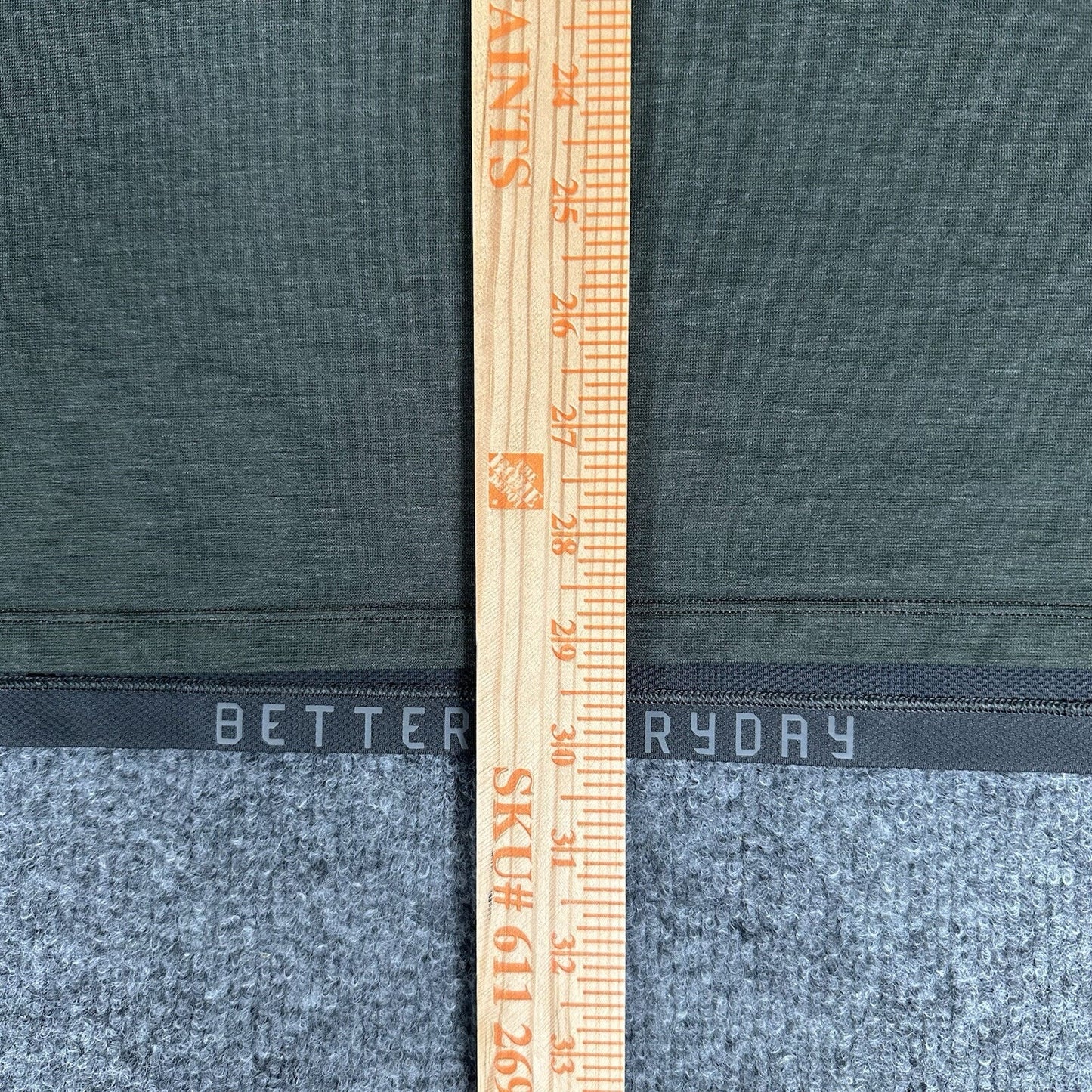 Lululemon Always Agile Shirt Mens XL Green Grey Athletic Short Sleeve Adult