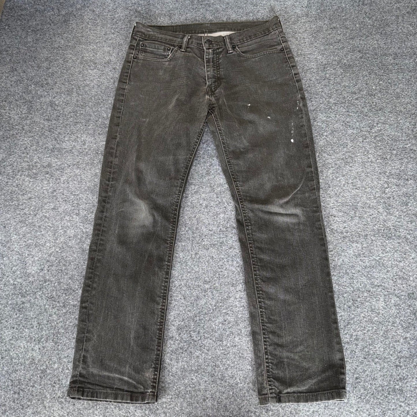 Levis 541 Athletic Taper Mens Jeans 31x30 (Fits 32x29) Faded Black Stretch Denim