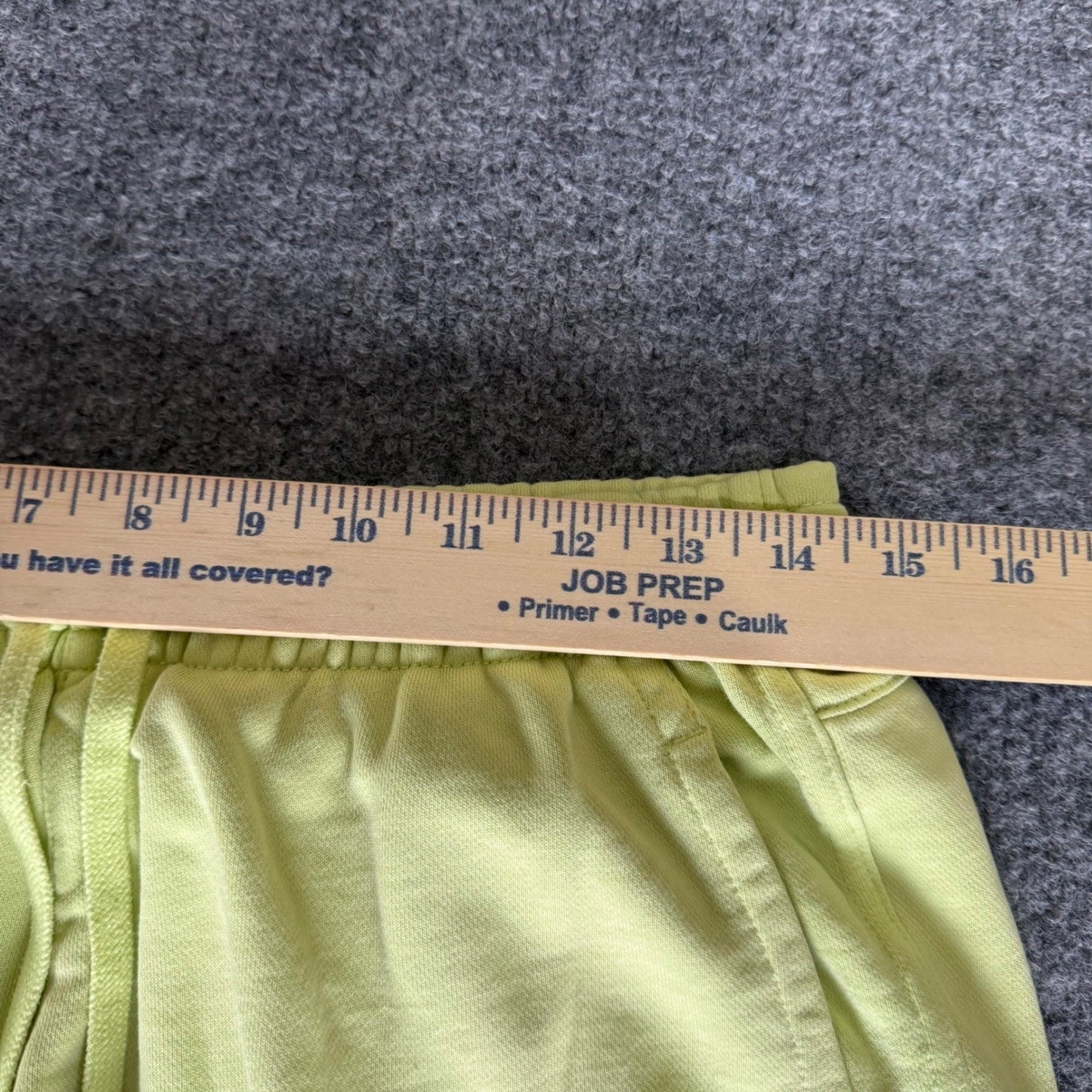 Nike Sportswear Essentials French Terry Shorts Mens Medium Lime Green Athletic