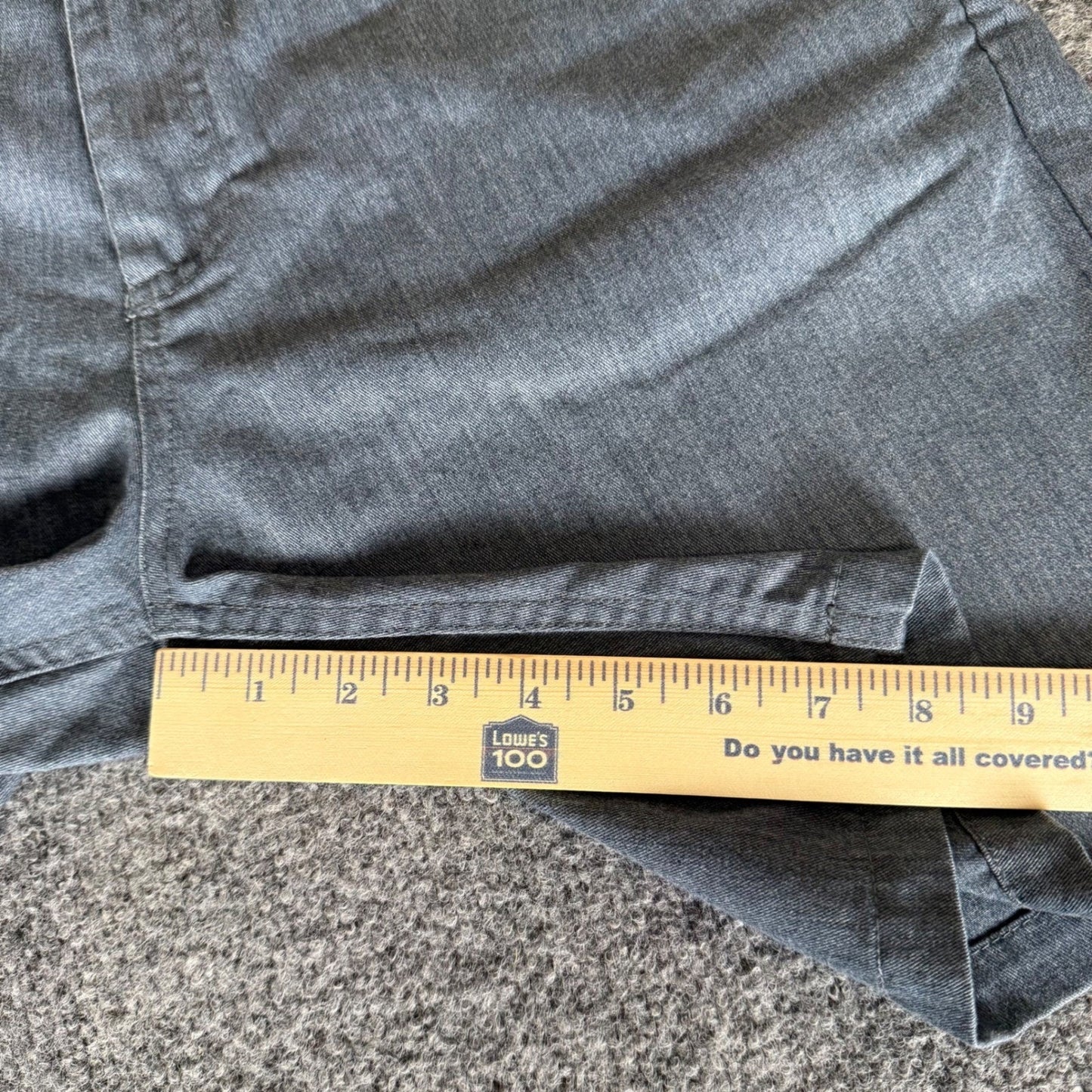 Katin Shorts Mens 34 Gray Chino Surf Flat Front Casual Beach Lightweight Cotton