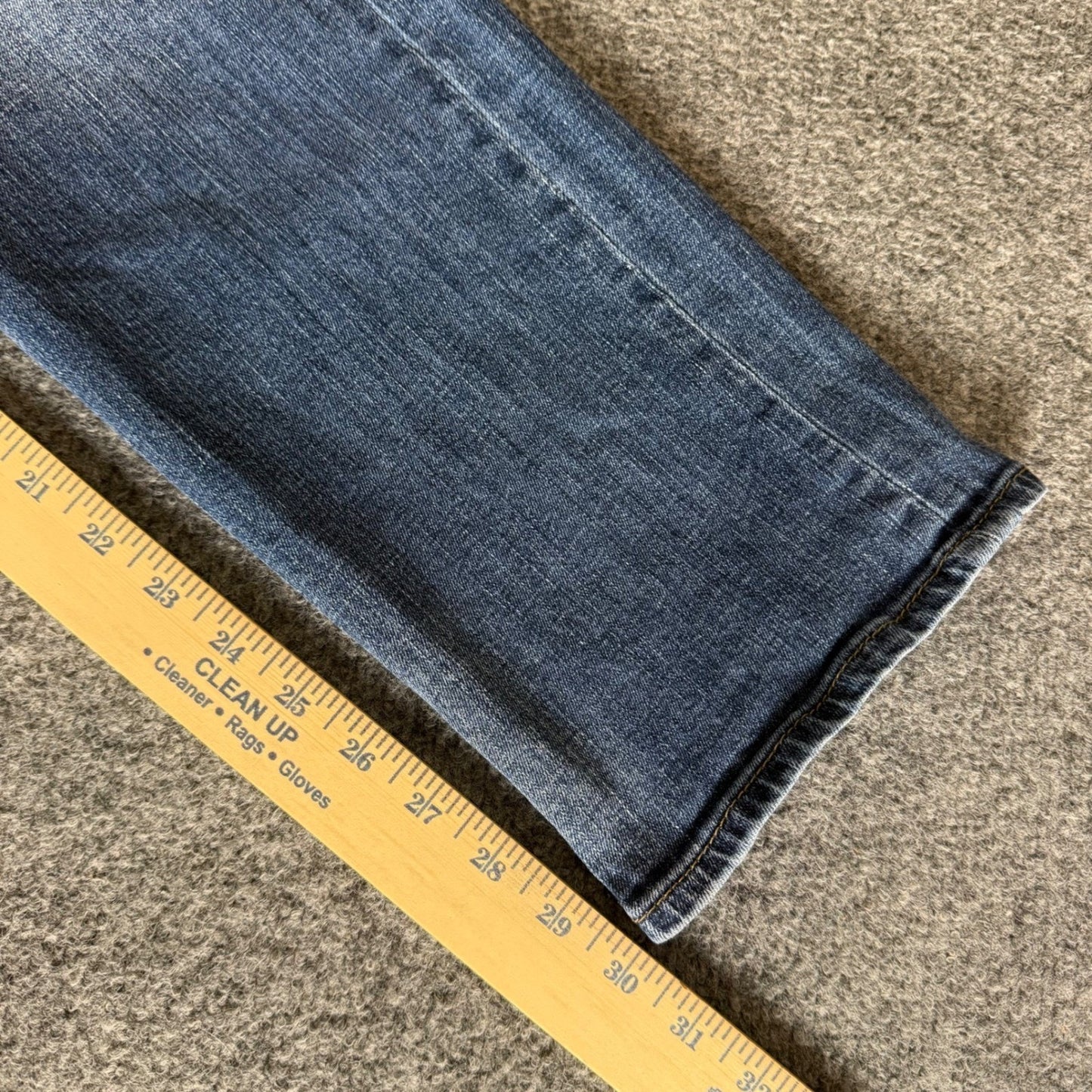 Lee Extreme Motion Mens Straight Fit Tapered Leg Jeans Blue 34x30 Denim Stretch