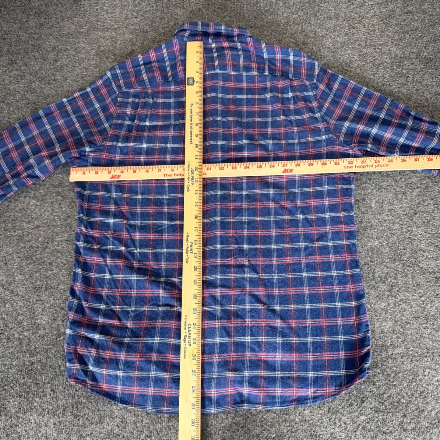 Faherty Brand The Movement Shirt Mens Large Plaid Button Up Long Sleeve Flannel