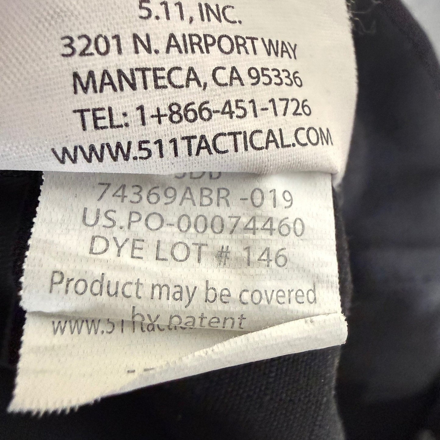 5.11 Tactical Stryke Pants Mens Black Cargo 36x30 Ripstop Work Utility Durable