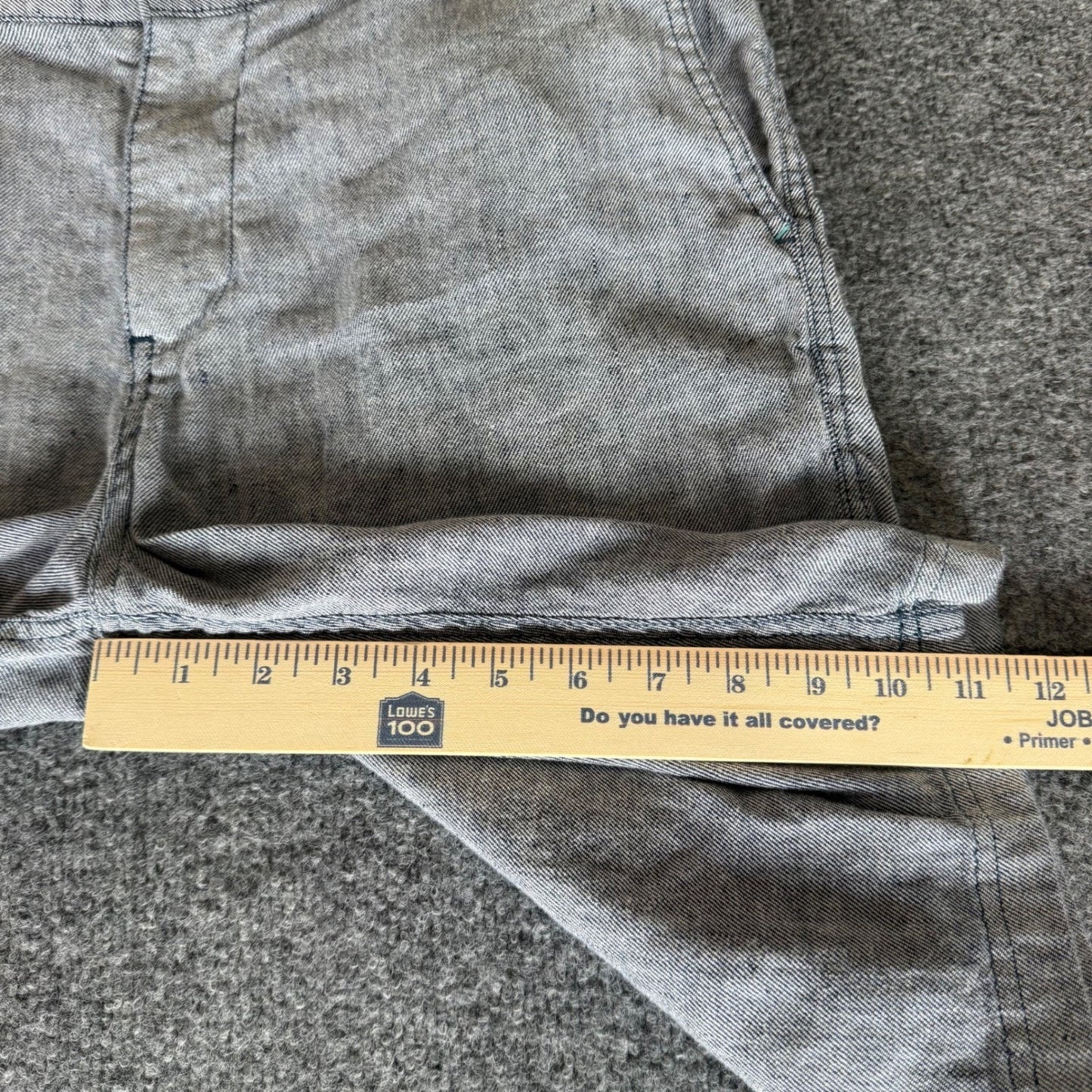 Tommy Bahama Mens Shorts 35 Blue Linen Blend Casual Summer Flat Front Beach