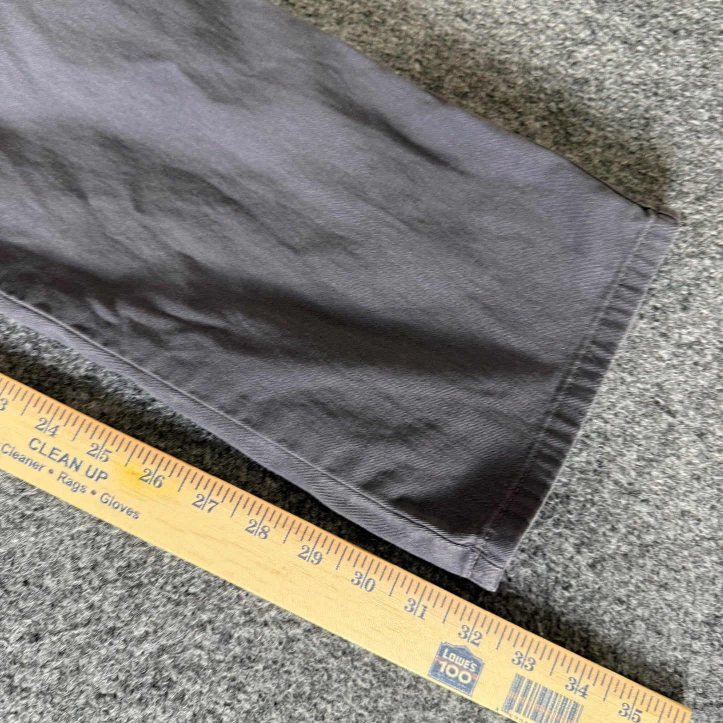 Wrangler ATG All Terrain Gear Mens Cargo Pants Gray 32x34 (33x32) Outdoor Hiking