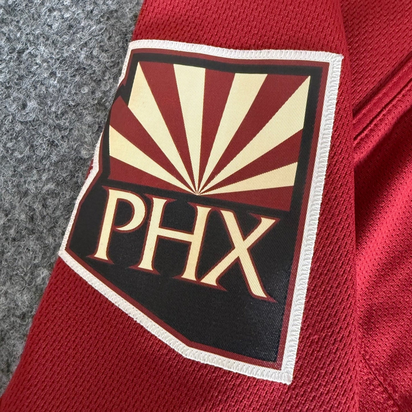 Reebok Arizona Coyotes Jersey Womens Medium Red Lace Up Hockey Fan Apparel NHL