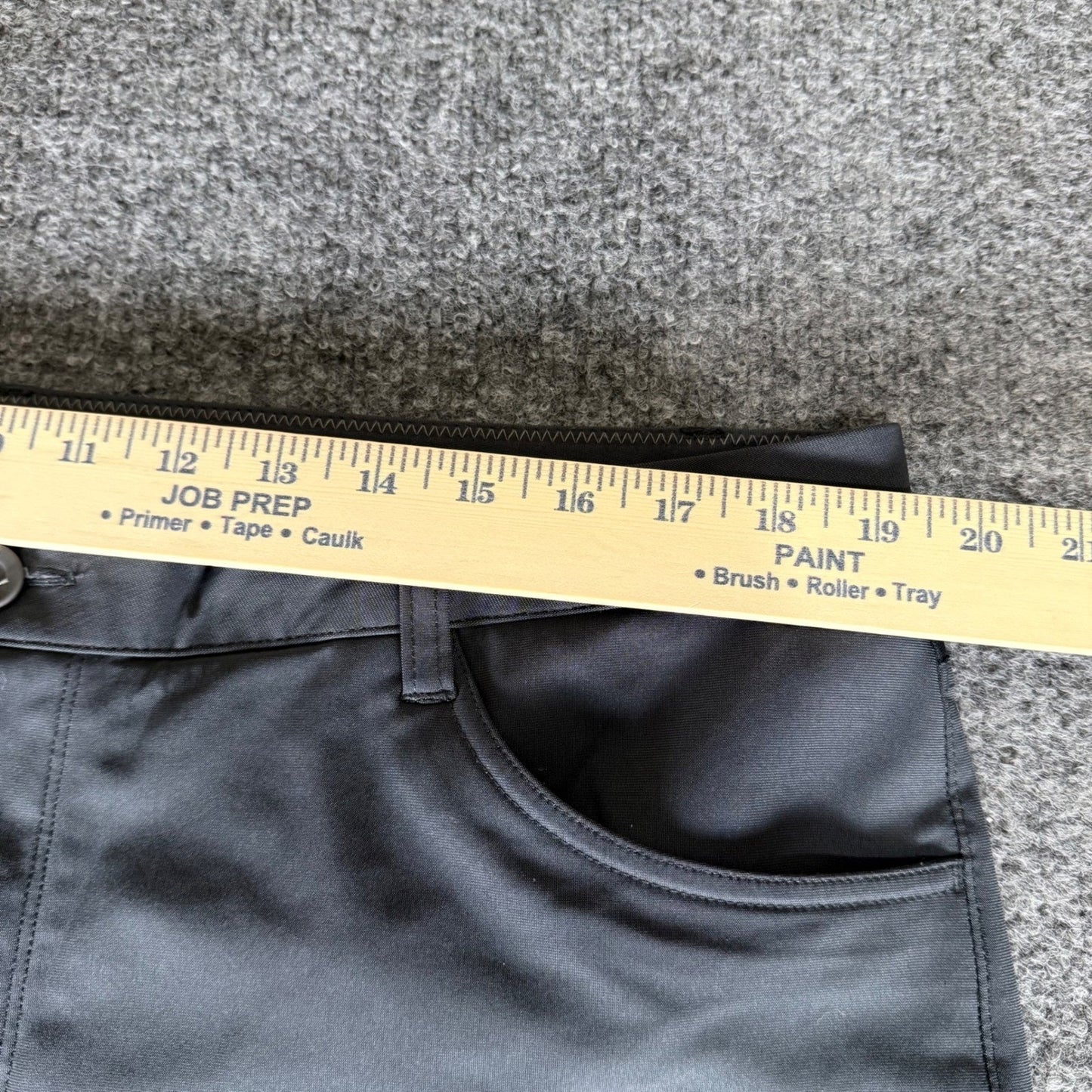 Vuori Meta Pant Mens 38x26 Charcoal Gray Casual Performance Stretch Comfort V430