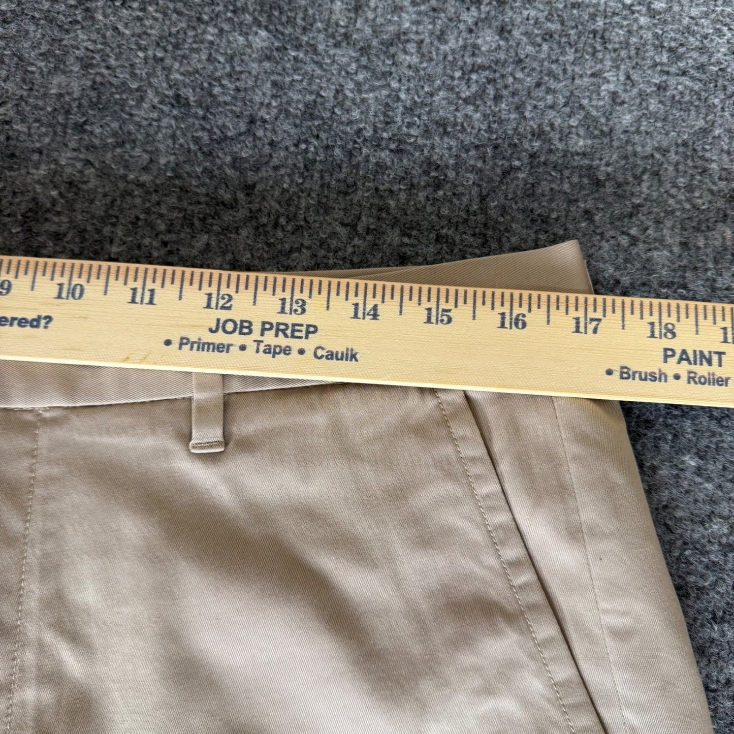 Bonobos Wednesday Pants Mens 34x27 Slim Fit Beige Chino Stretch Casual Office