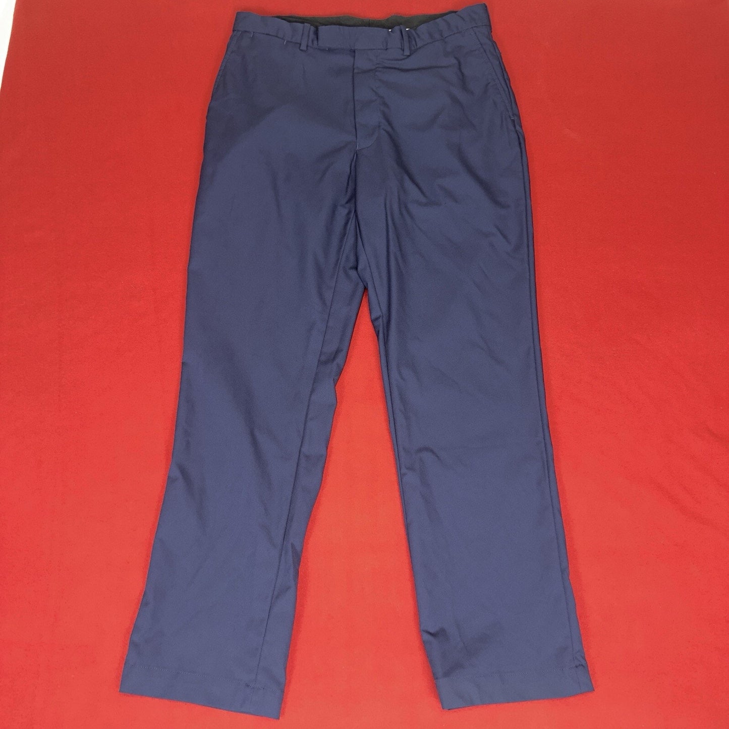 RLX Ralph Lauren Dress Pants Mens 34x31 Navy Blue Solid Golf Mid Rise Adult
