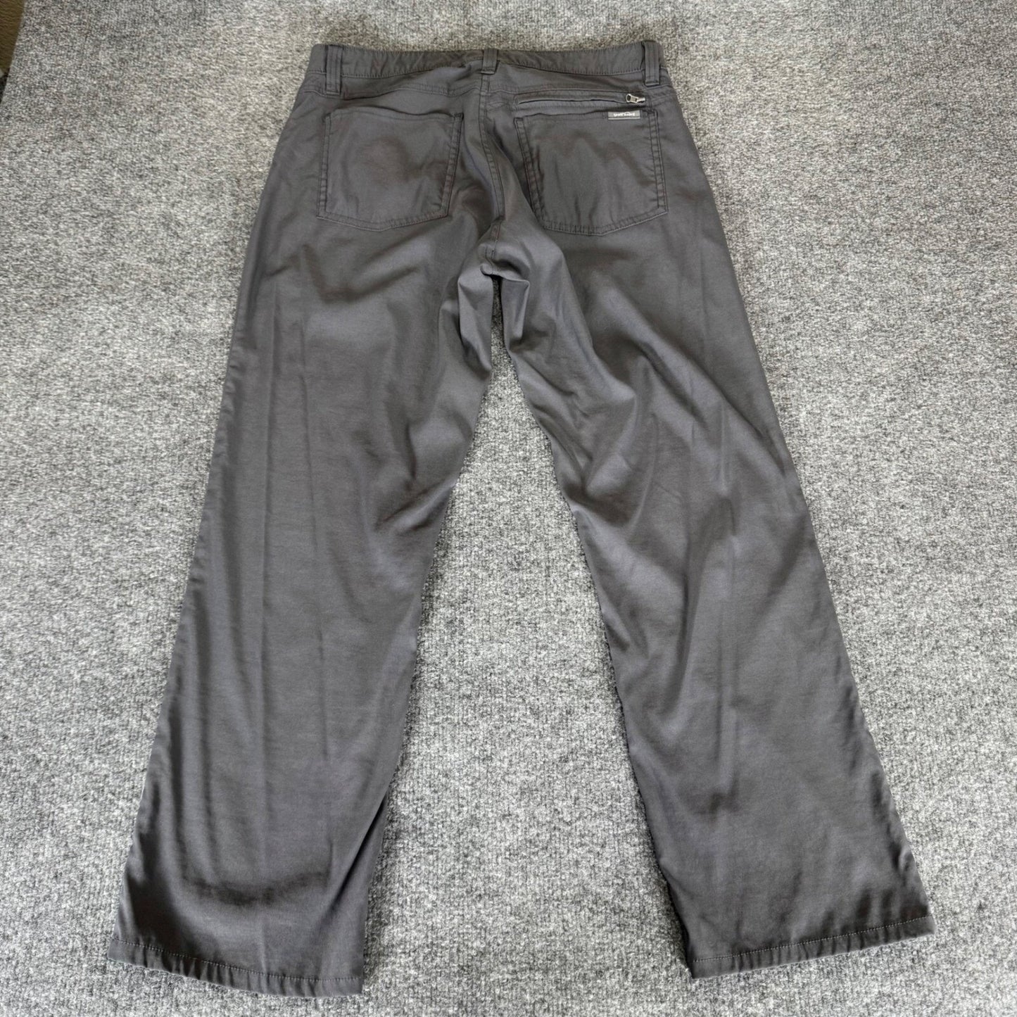 Eddie Bauer Adventure Trek Pants Mens 32x27 Gray Nylon Casual Outdoor Hiking