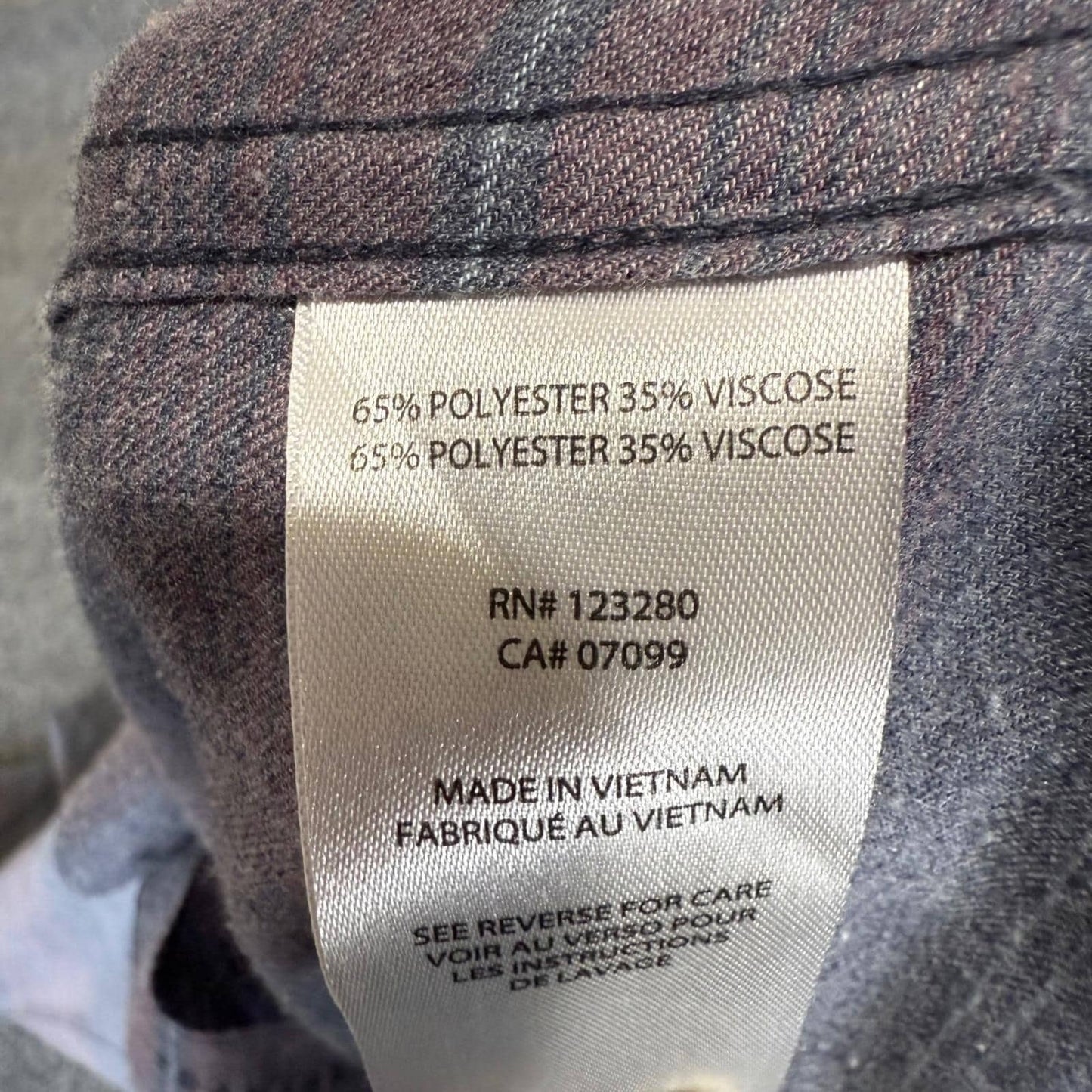 Travis Mathew Cloud Flannel Shirt Striped Button Up Long Sleeve Casual Men Large