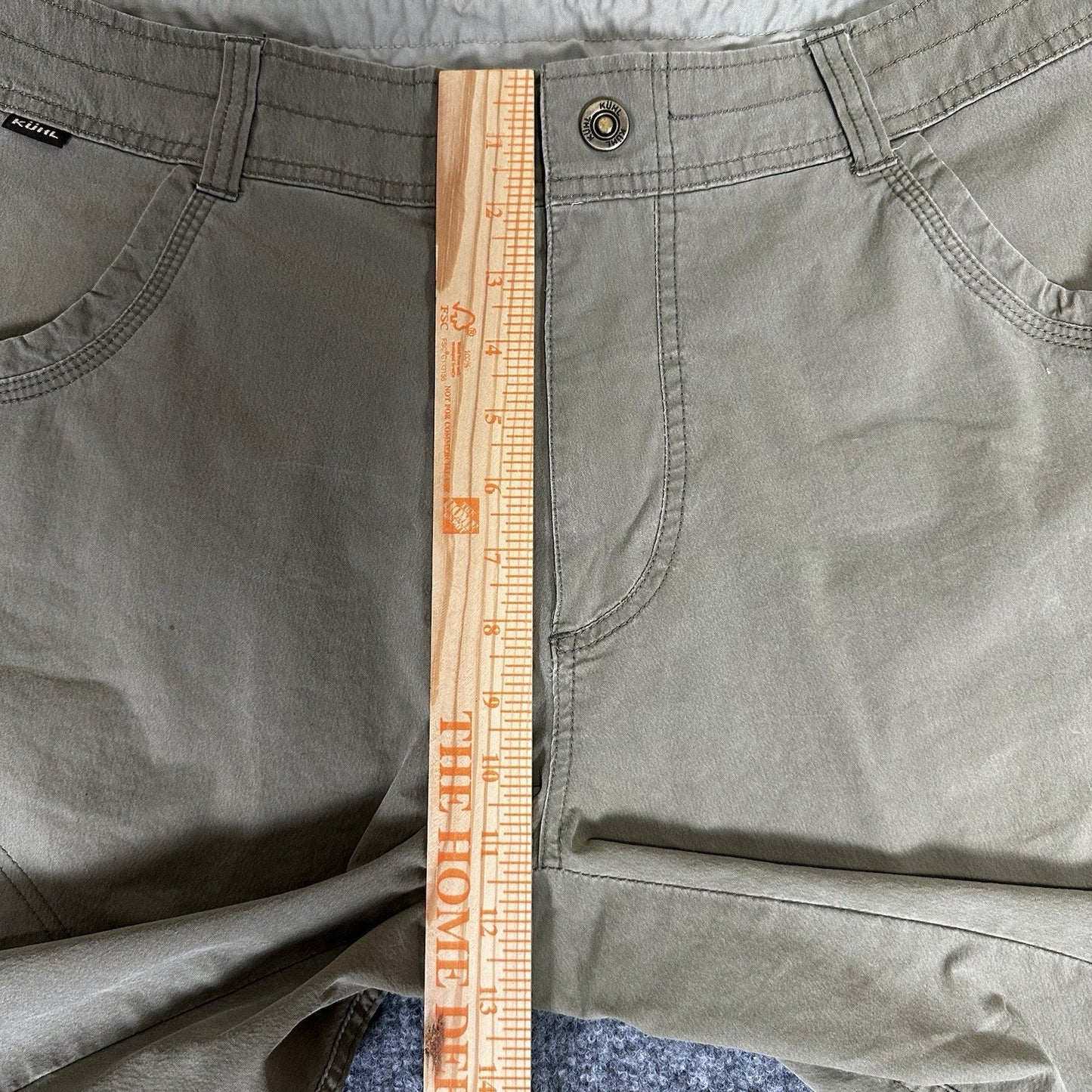 Kuhl Ramblr Cargo Shorts Mens 36 Beige Outdoors 10" Hiking Casual Gorpcore