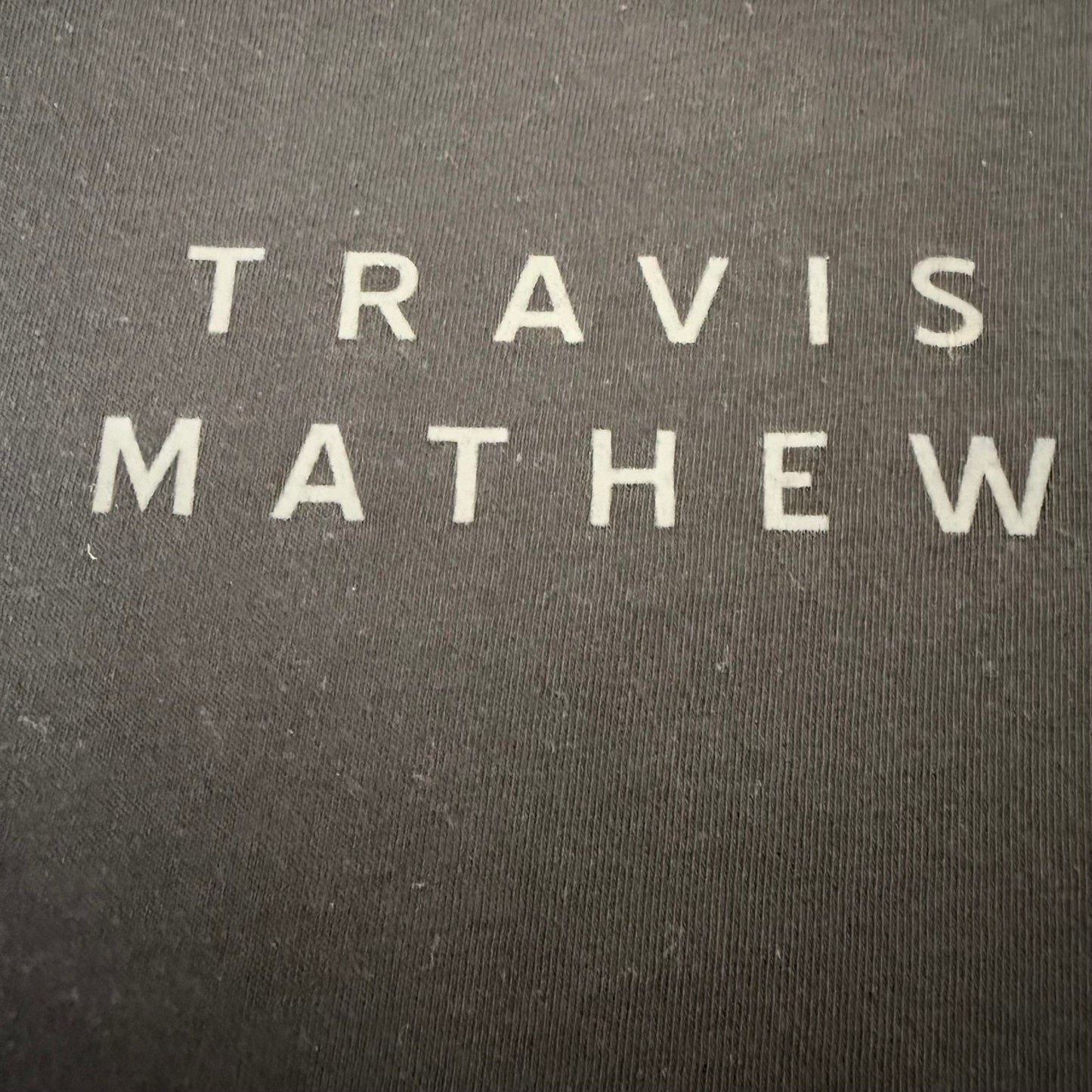 TravisMathew Mens Black Crew Neck Shirt XL Soft Stretch Casual Comfort Golf Tee