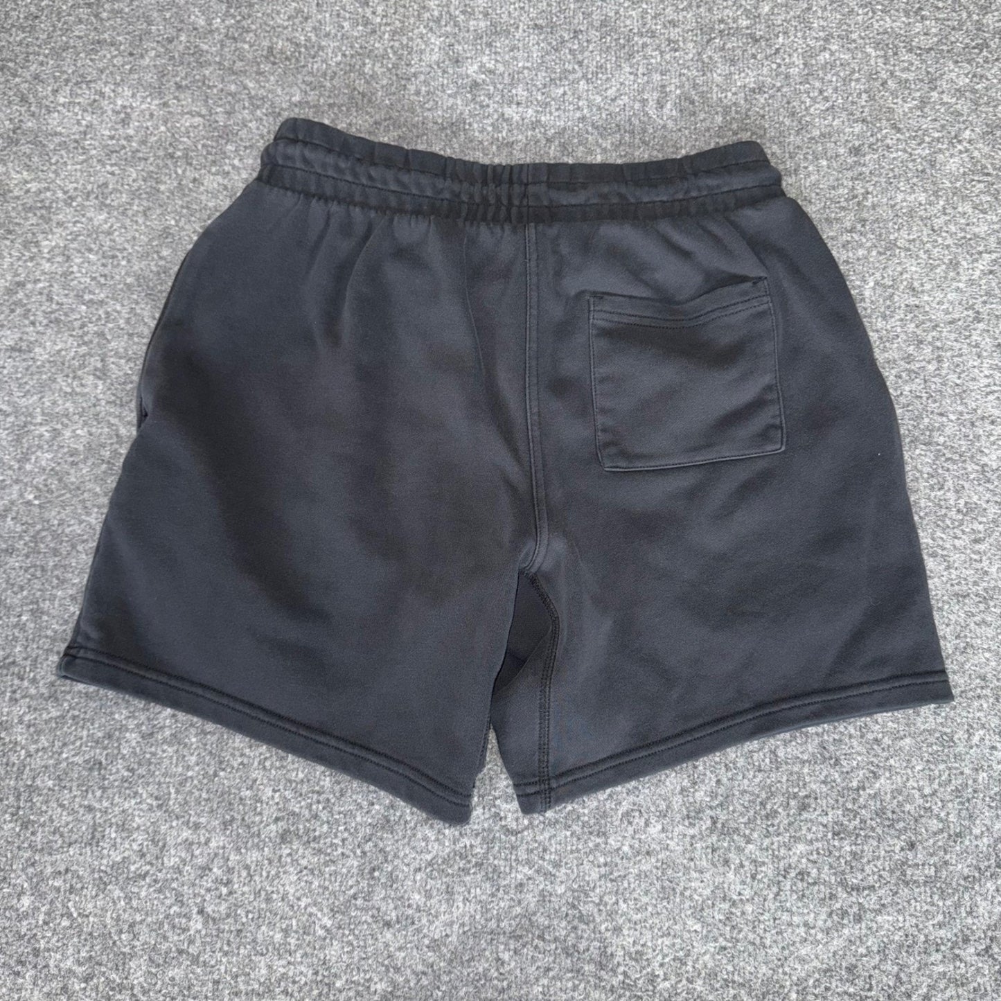 Fabletics Terry Sweat Short Mens Medium 28x6.5 Black Athletic Gym Workout Casual